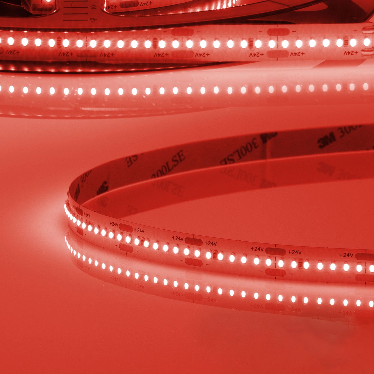 ISOLED LED CRI9R Linear10 Flexband, 24V DC, 10W, IP20, rot, 5m Rolle, 280 LED/m ISOLED LED CRI9R Linear10 Flexband, 24V DC, 10W, IP20, rot, 5m Rolle, 280 LED/m - 1