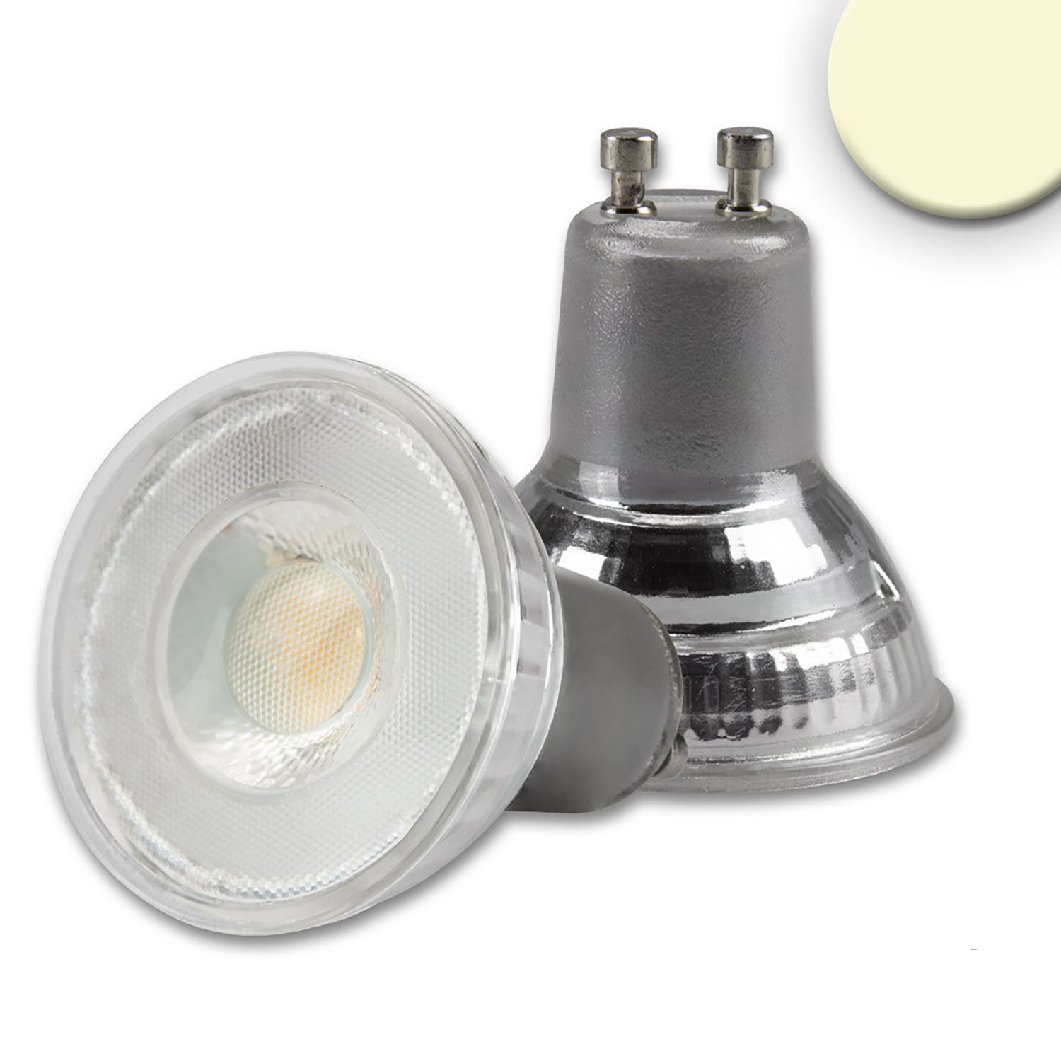 ISOLED GU10 LED Strahler 5W, 45°, prismatisch, warmweiß, dimmbar, CRI90 ISOLED GU10 LED Strahler 5W, 45°, prismatisch, warmweiß, dimmbar, CRI90 - 1