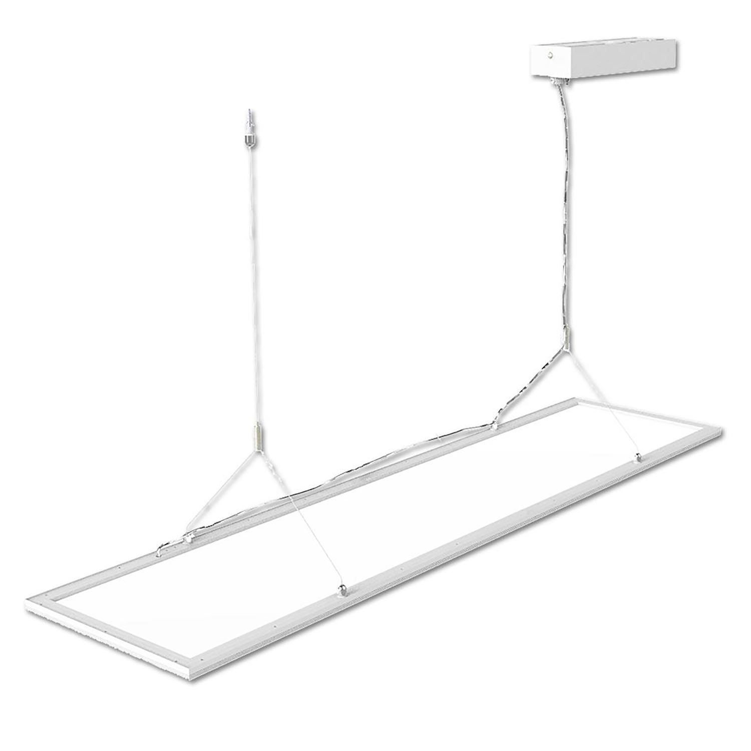 ISOLED LED Office Hängeleuchte Up&Down, 20W+20W, 30x120cm, weiß, UGR