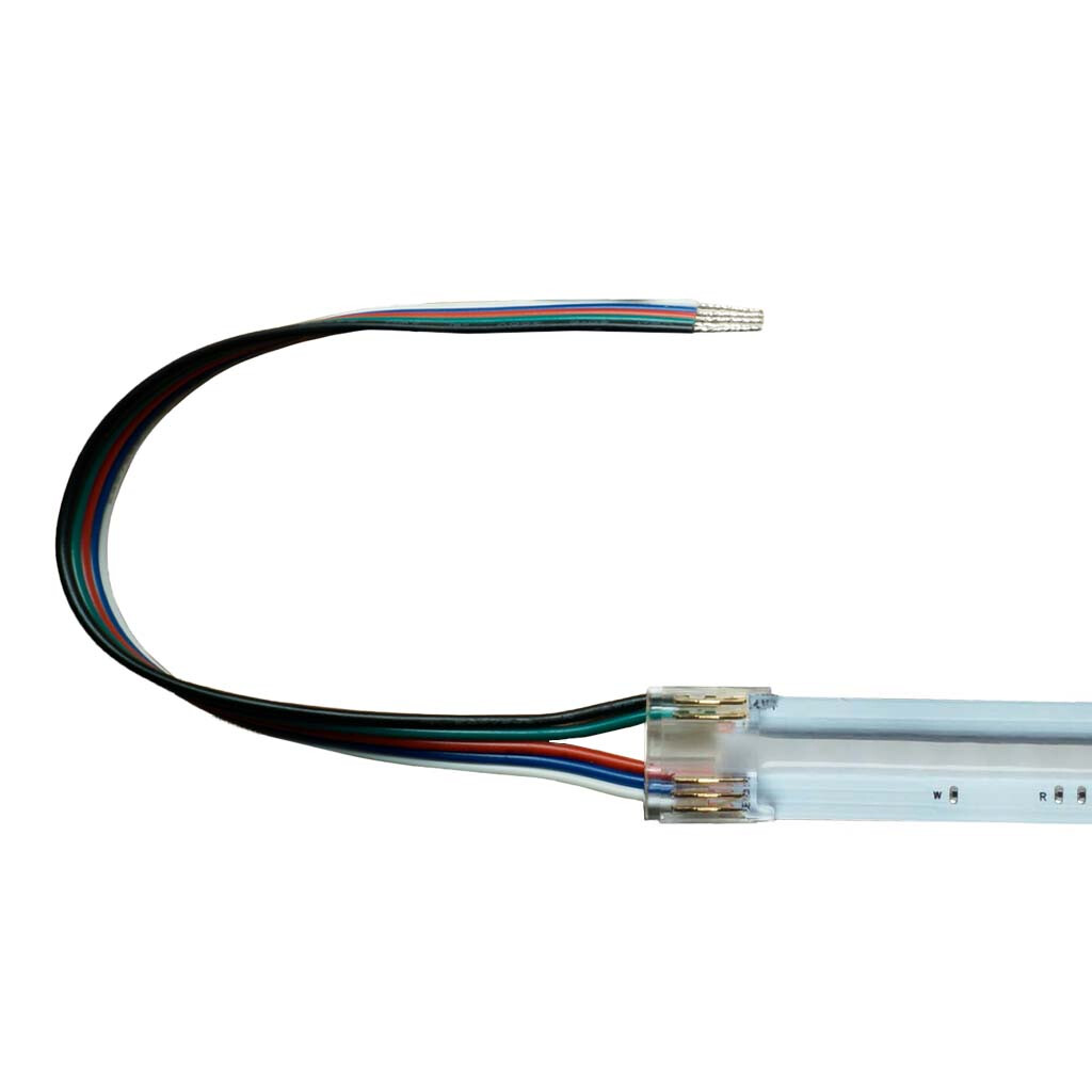 Emilum COB RGBW LED-Streifen 15cm-Anschlusskabel, 5-polig, 12mm - Produktbild 2