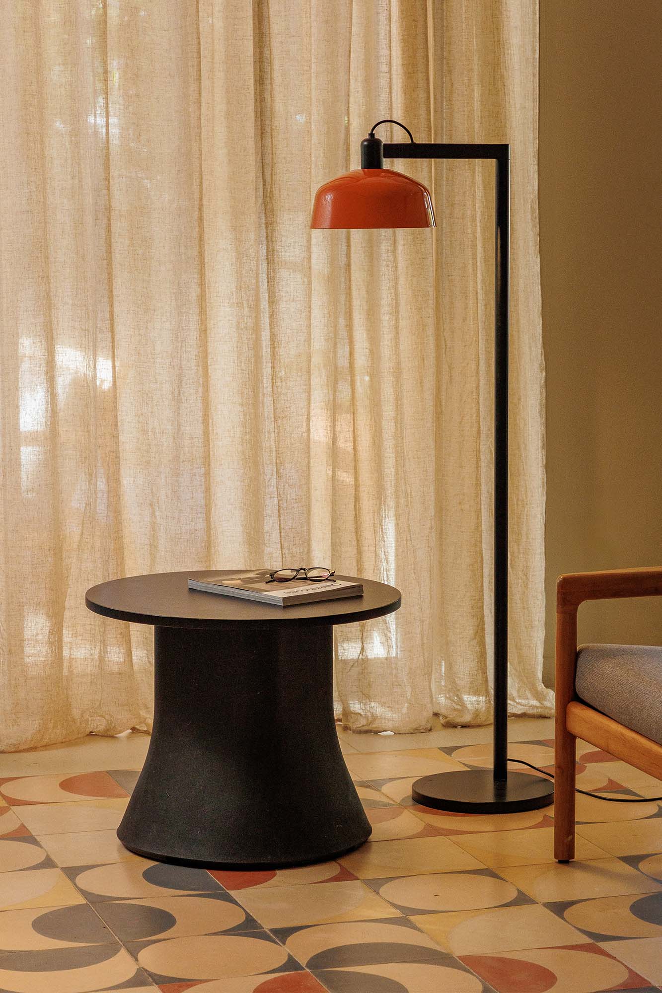 Faro TATAWIN Orange Metall Stehleuchte - 3
