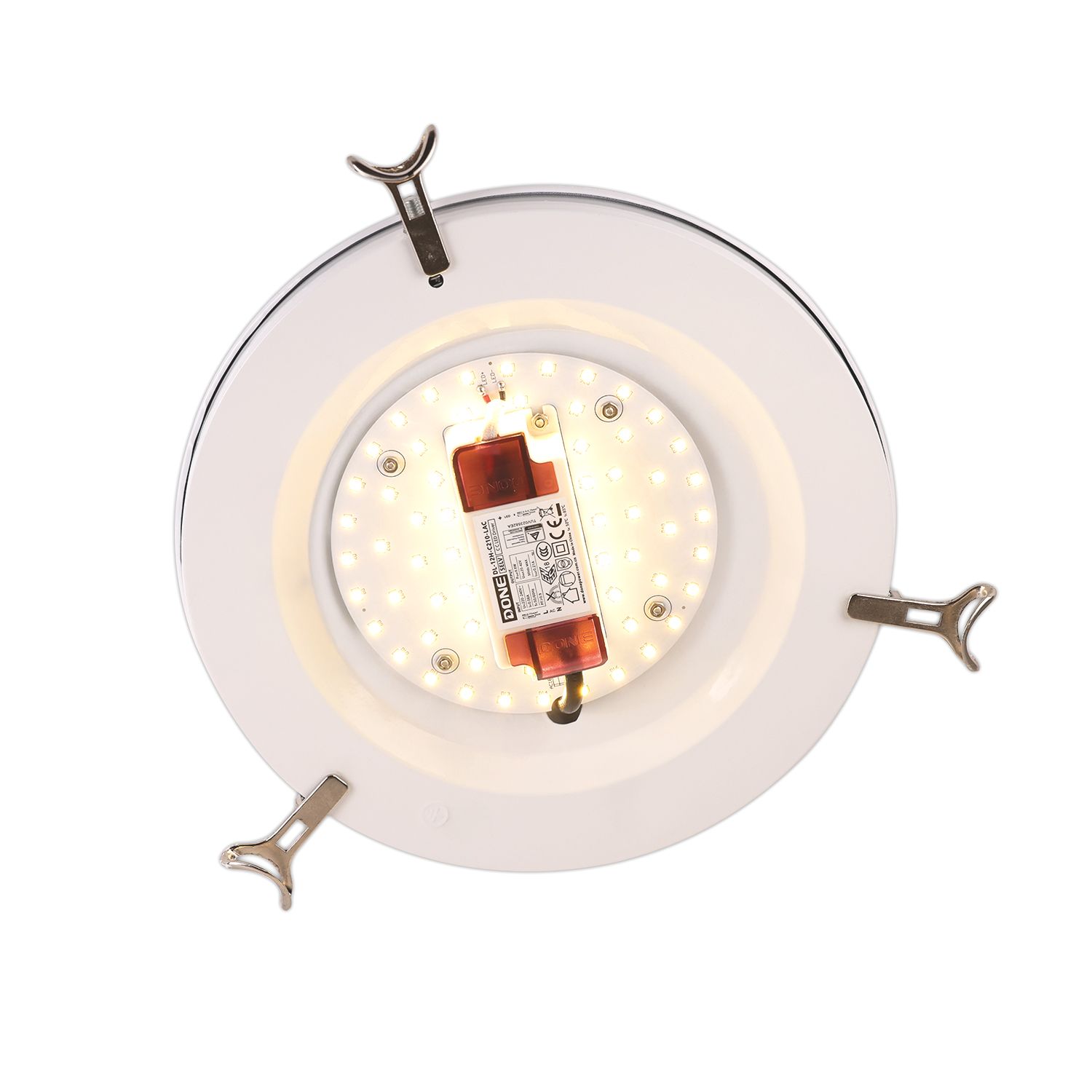 ISOLED LED Umrüstplatine 130mm, 9W, mit Magnet, warmweiß - 8