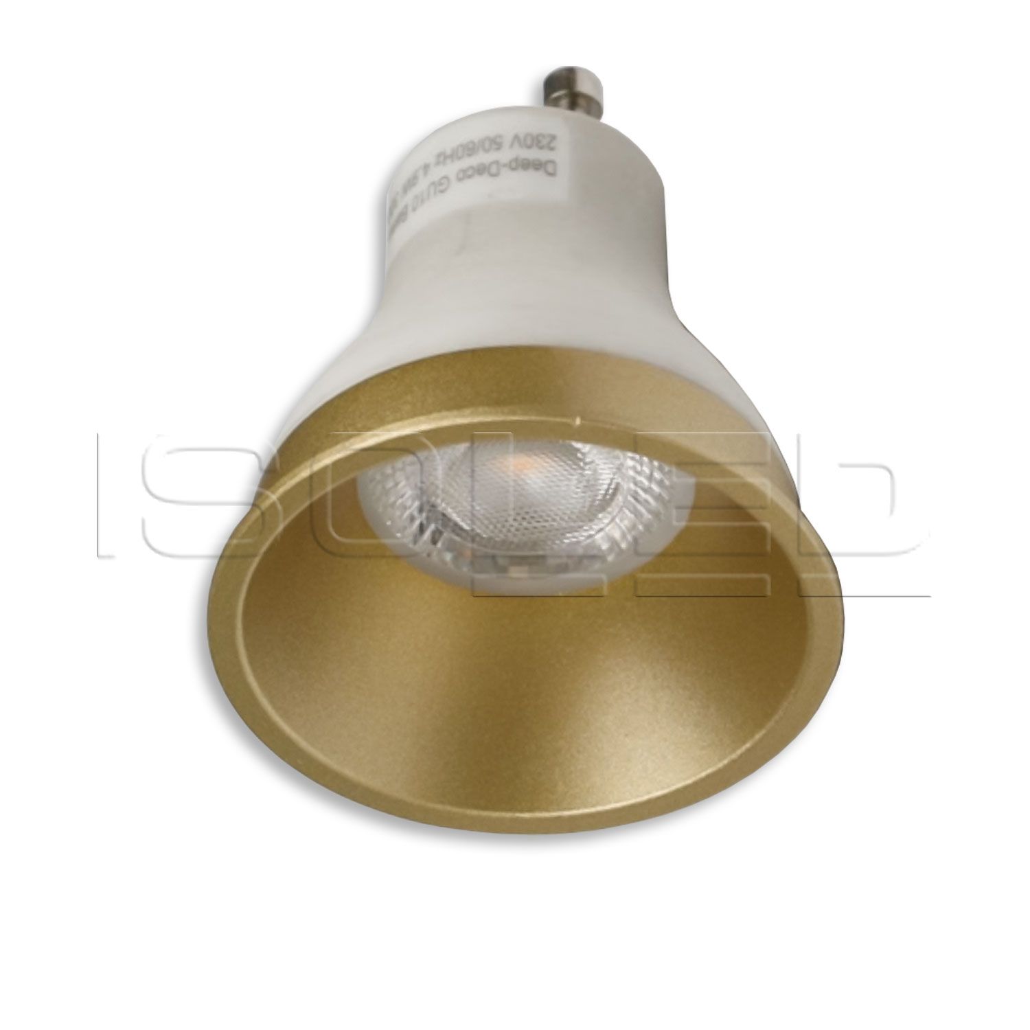ISOLED Cover für LED Spot und LED Modul SYS-GU10, gold, rückversetzt, UGR