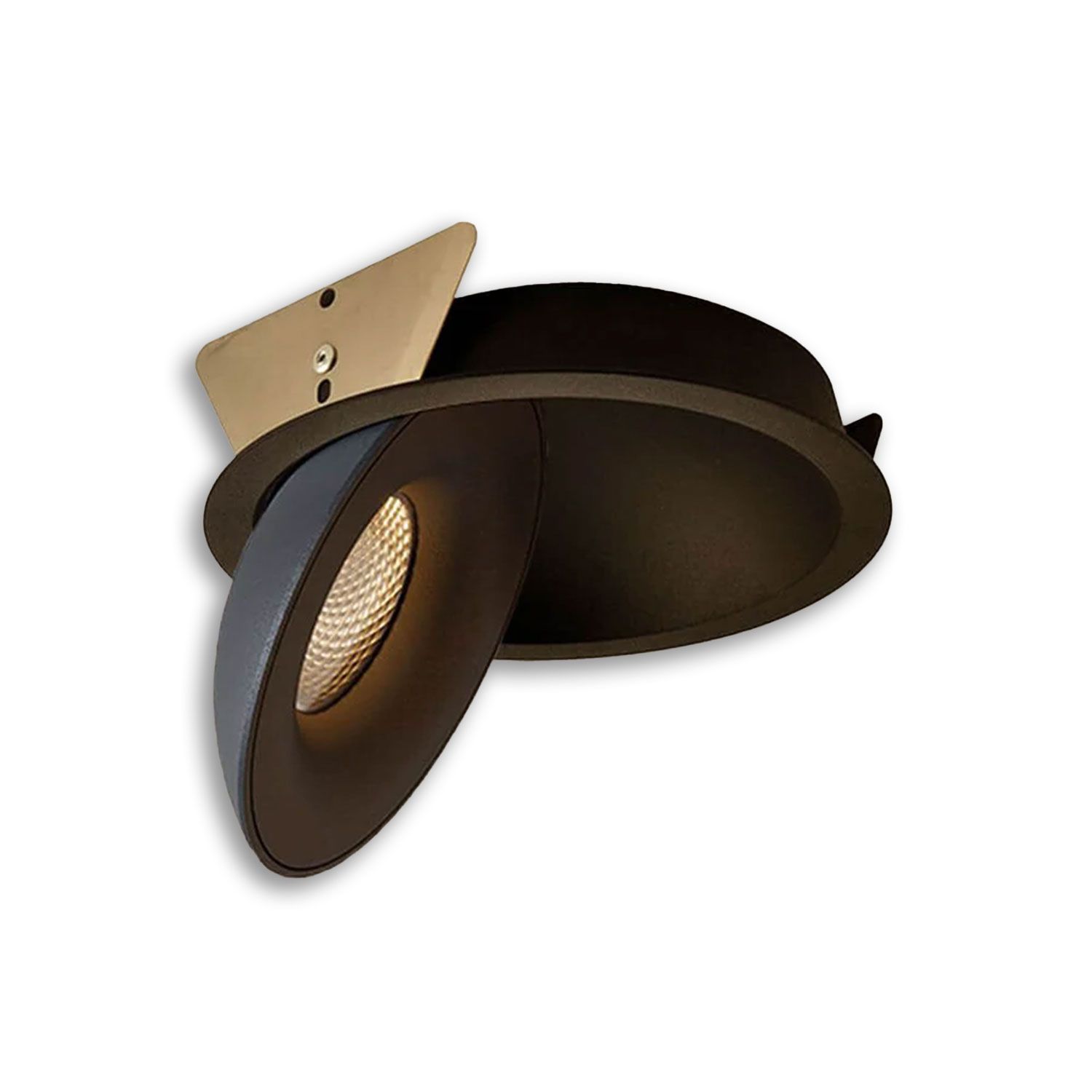 ISOLED LED Einbauleuchte Sphere schwarz/schwarz, 2700K, 10W, CRI90, dimmbar - 2