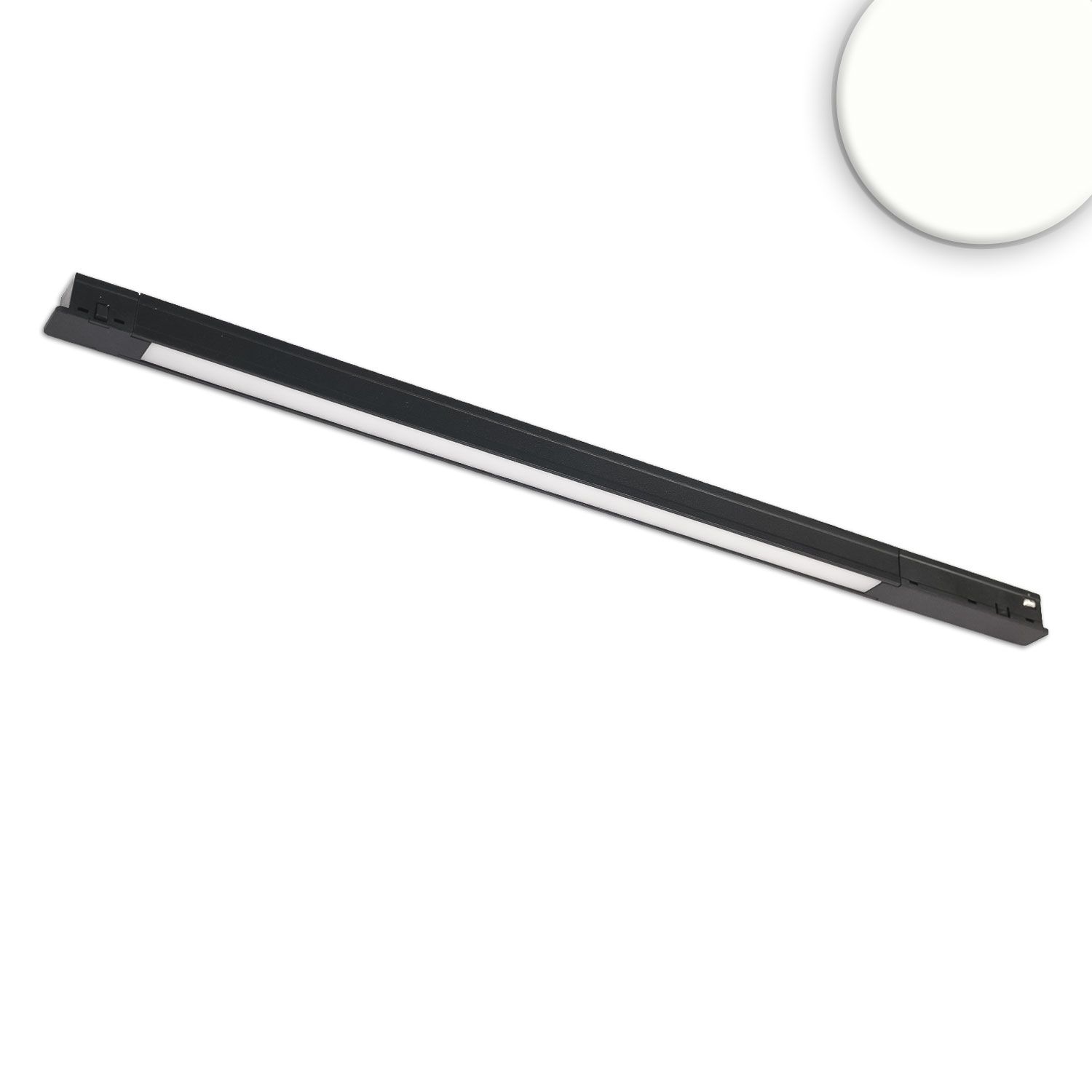 ISOLED Track48 Leuchte Mini Linear, schwarz, 42cm, 10W, prismatisch, 48V DC, 4000K, CRI90 ISOLED Track48 Leuchte Mini Linear, schwarz, 42cm, 10W, prismatisch, 48V DC, 4000K, CRI90 - 1