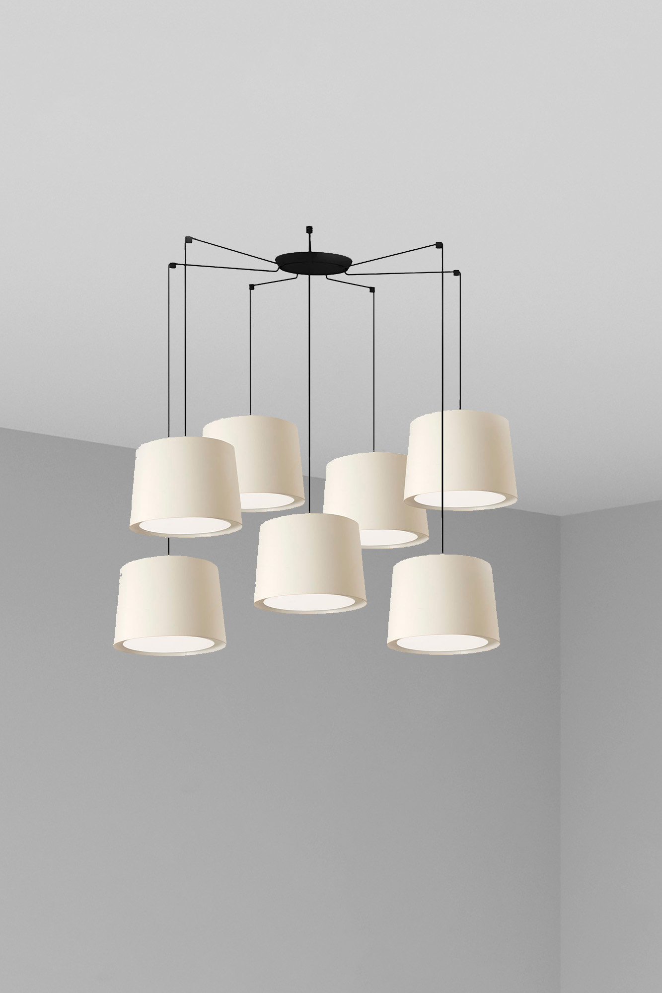 Faro CONGA 7L Pendelleuchte weiß Faro CONGA 7L Pendelleuchte weiß - 1
