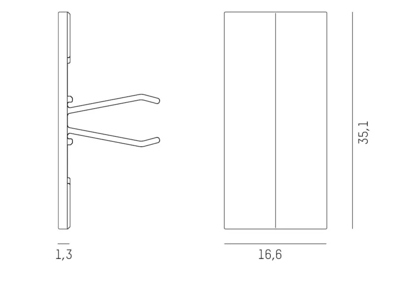 Molto Luce MAGNETICS H ENDSTÜCK (schwarz) - Produktbild 2