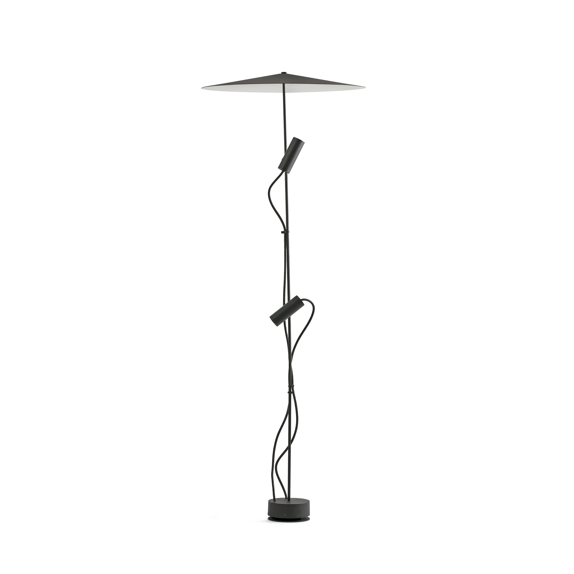 Faro CLAP 1266 Poller schwarz 2 × 6 W 3000 K 38° mit Schirm - 1