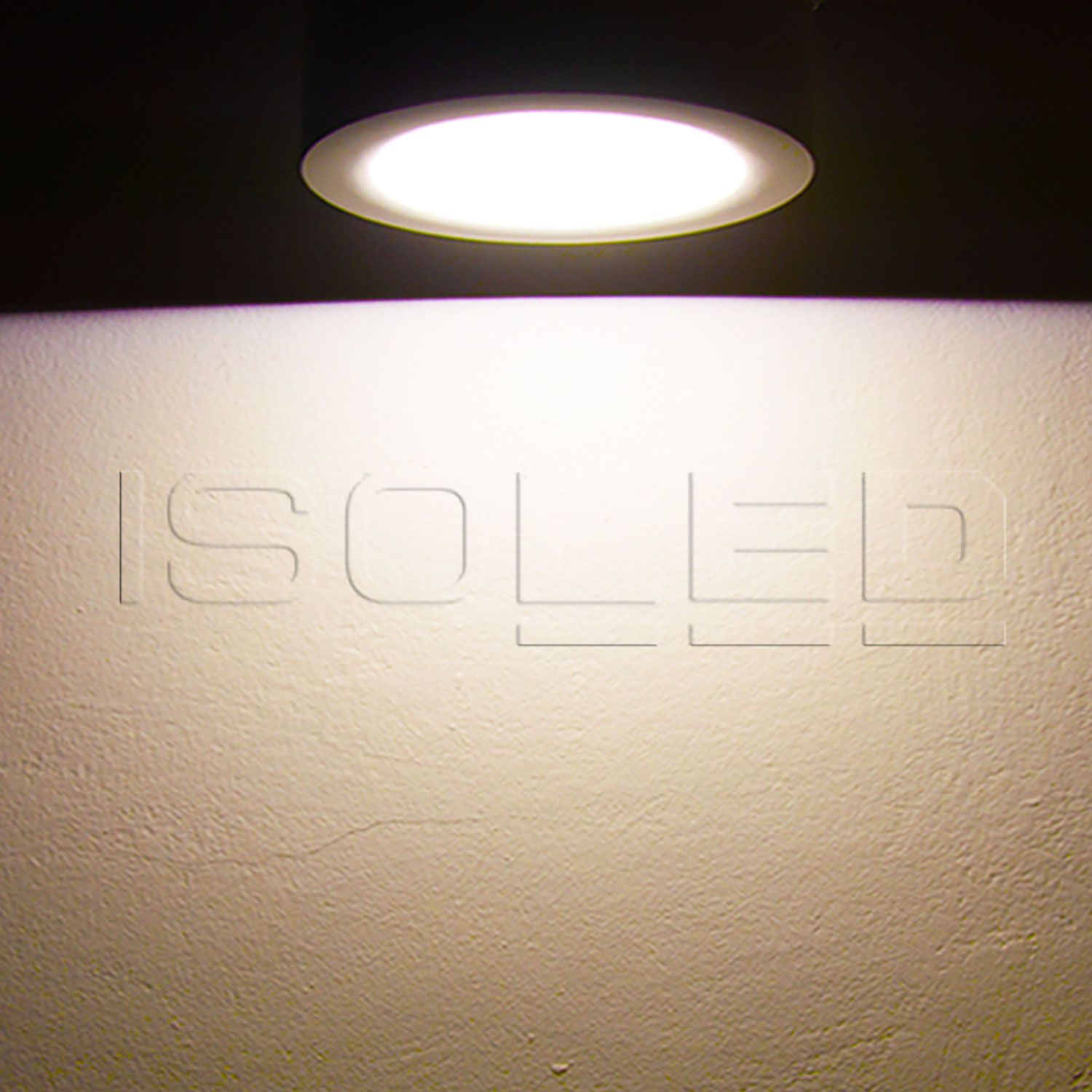 ISOLED LED Aufbauleuchte LUNA 15W, weiß, rund, DN146, indirektes Licht, warmweiß - 5