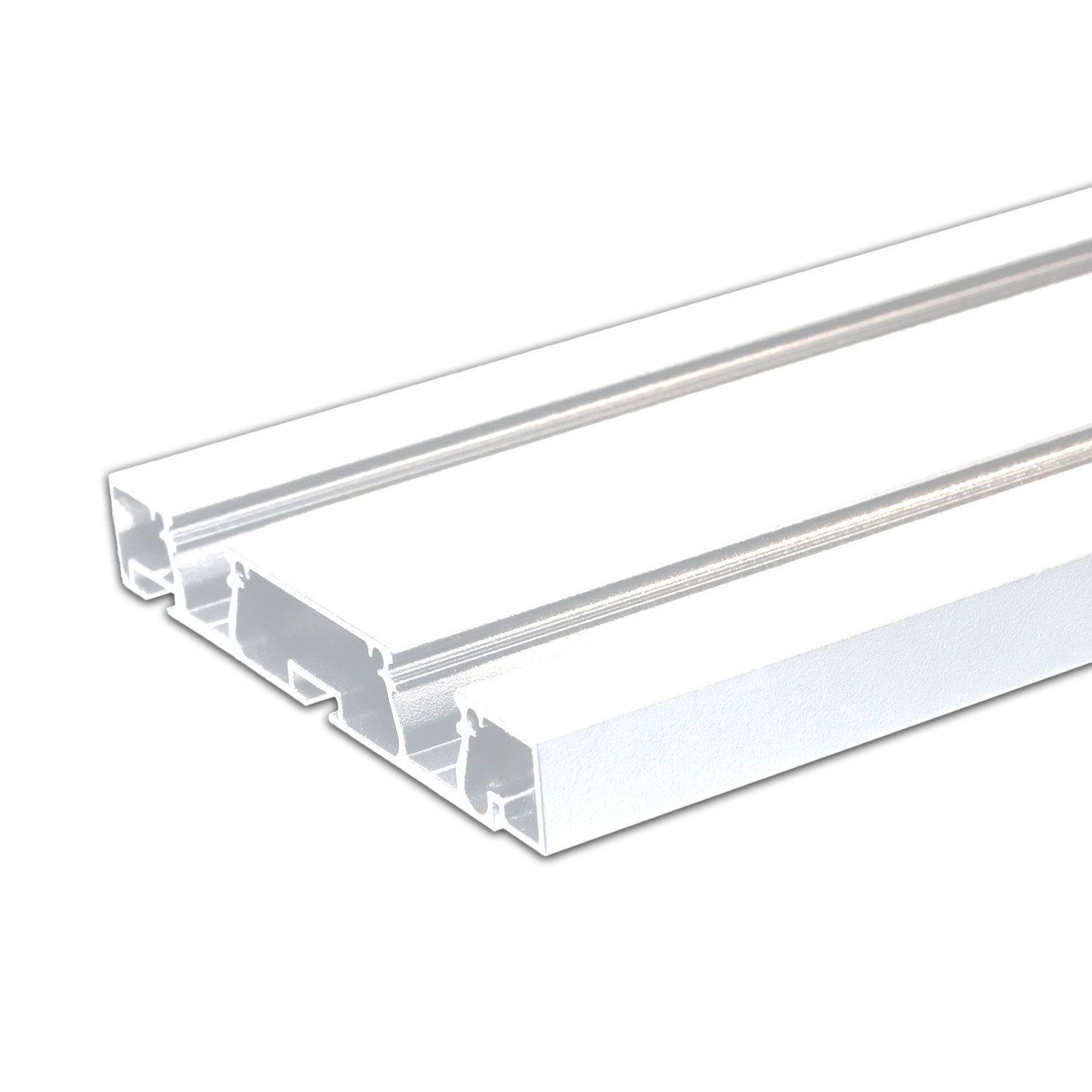 ISOLED Gardinenprofil Curtain10 DOUBLE, weiß RAL9010, 200cm ISOLED Gardinenprofil Curtain10 DOUBLE, weiß RAL9010, 200cm - 1
