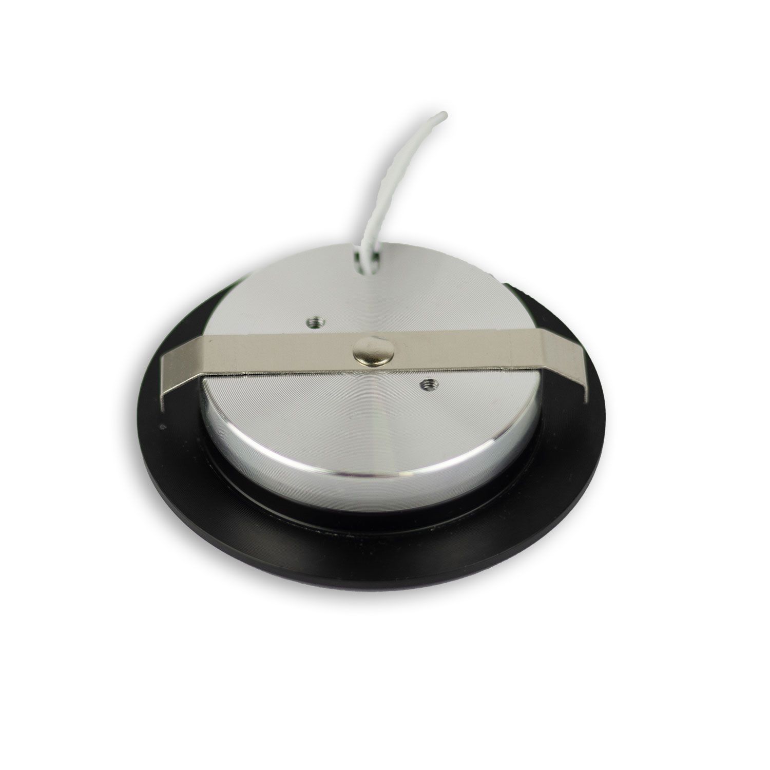 ISOLED LED Möbeleinbaustrahler Mini AMP schwarz, rund, 3W, 120°, 12V DC, warmweiß 3000K, dimmbar - 2