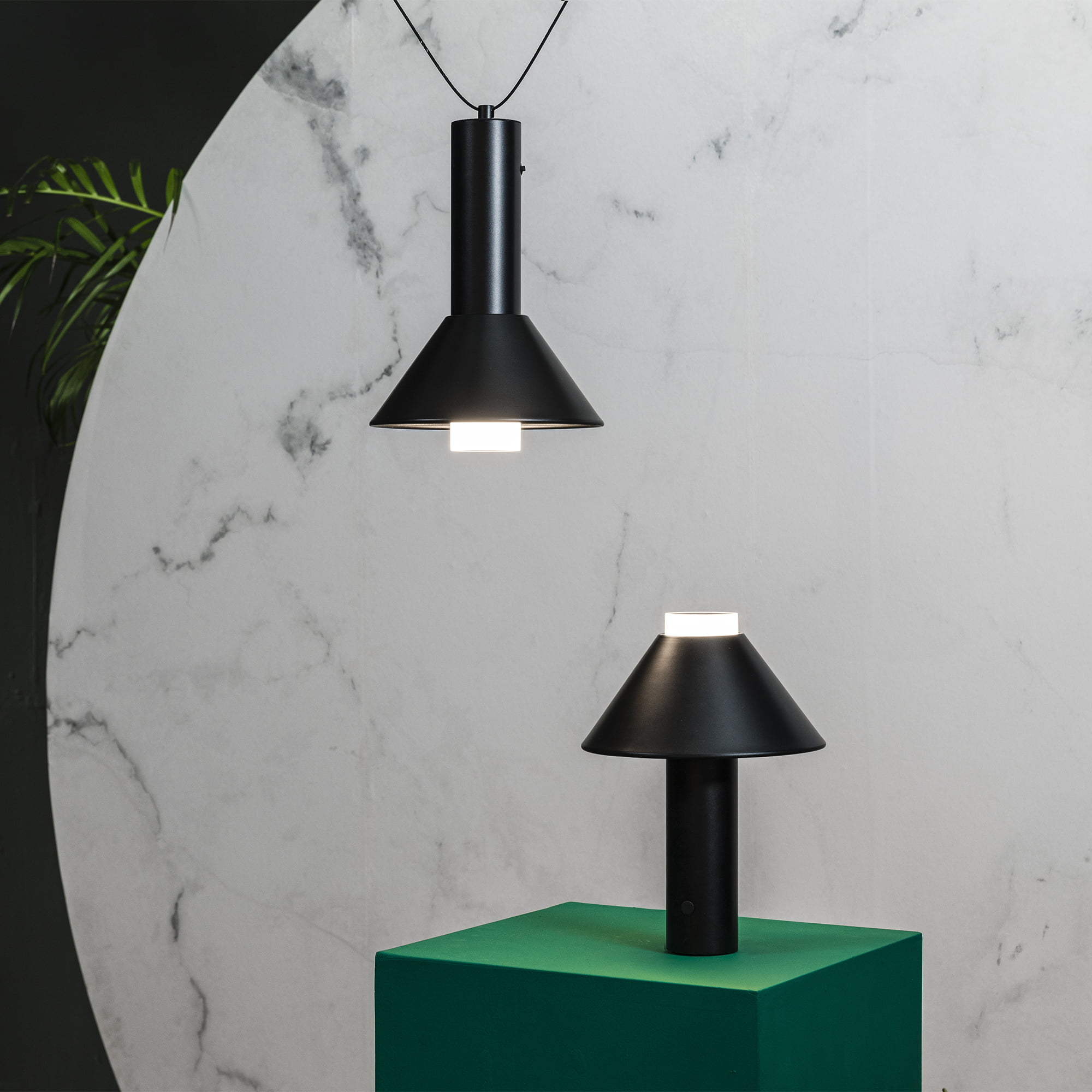 Faro FUJI Schwarze tragbare Lampe - 4
