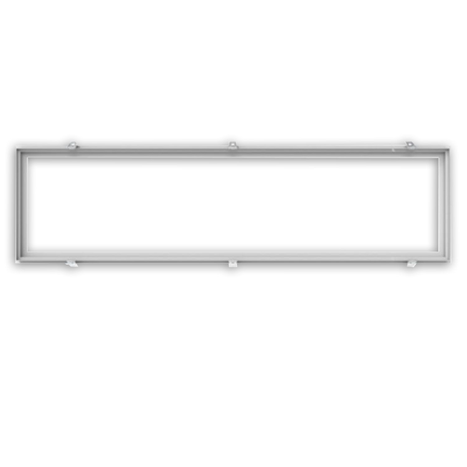 ISOLED Einbaurahmen weiß RAL 9016, für LED Panels 308x1550, steckbare Schnellmontage - 1