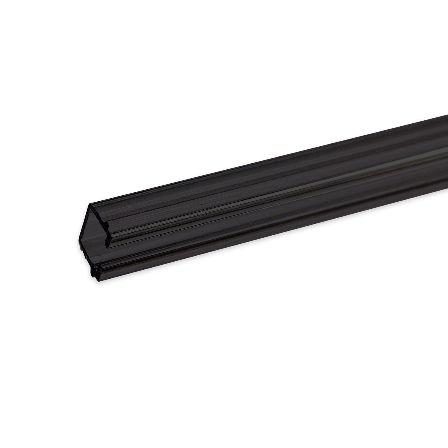 ISOLED Gardinen-Inlay schwarz, Innenformat B=9.7 H=6.5mm Schlitz 6mm, 200cm - 4
