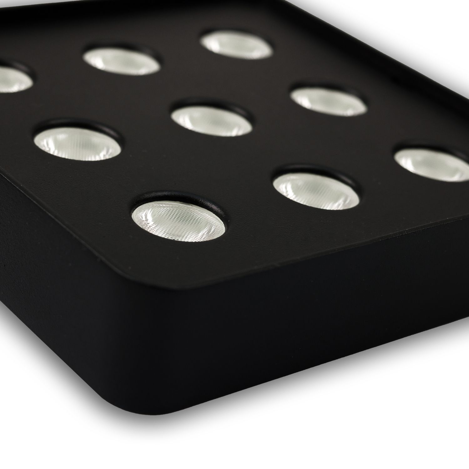 ISOLED 3-Phasen Schienenstrahler MATRIX, 20W, 40°, schwarz, 4000K, UGR