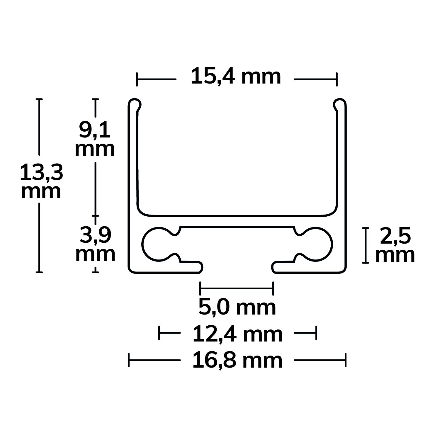 ISOLED Kabelschleuse TUNNEL, 200cm - 3