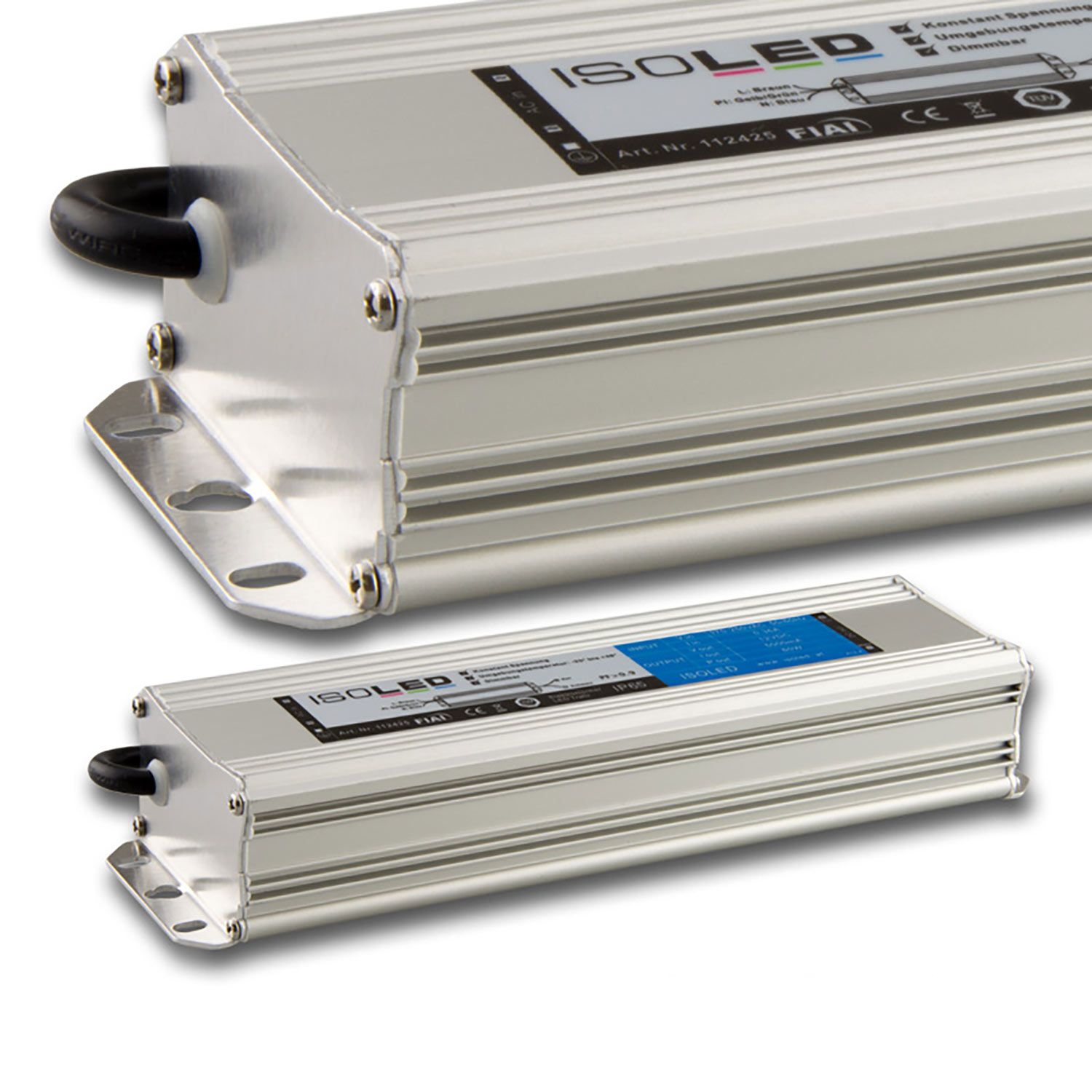 ISOLED LED Trafo 12V/DC, 15-60W, IP65, dimmbar (Spannungssenke) - 1