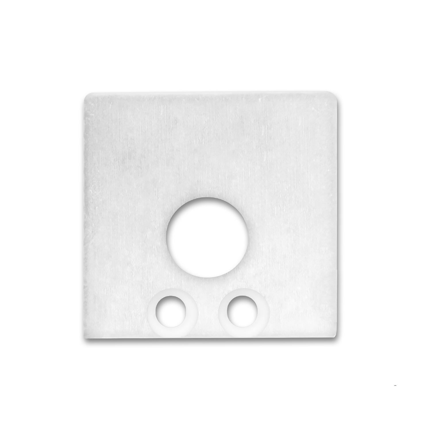 ISOLED Endkappe EC 59W weiß RAL 9010 für Profil SURF16 mit Kabeldurchführung, 2 STK, inkl. Schrauben ISOLED Endkappe EC 59W weiß RAL 9010 für Profil SURF16 mit Kabeldurchführung, 2 STK, inkl. Schrauben - 1