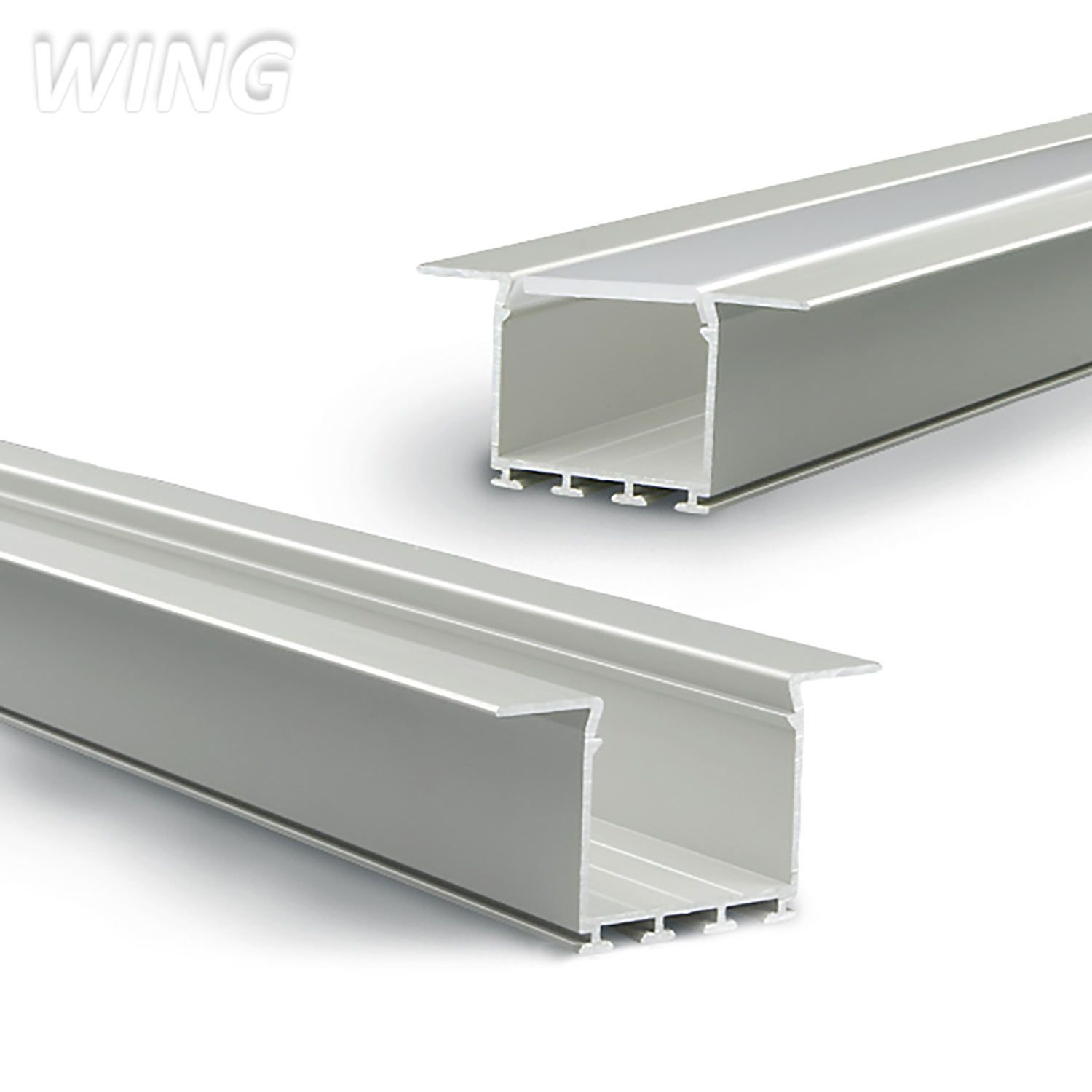 ISOLED LED Einbauprofil WING20 Flansch gerade, eloxiert L: 200cm - 2