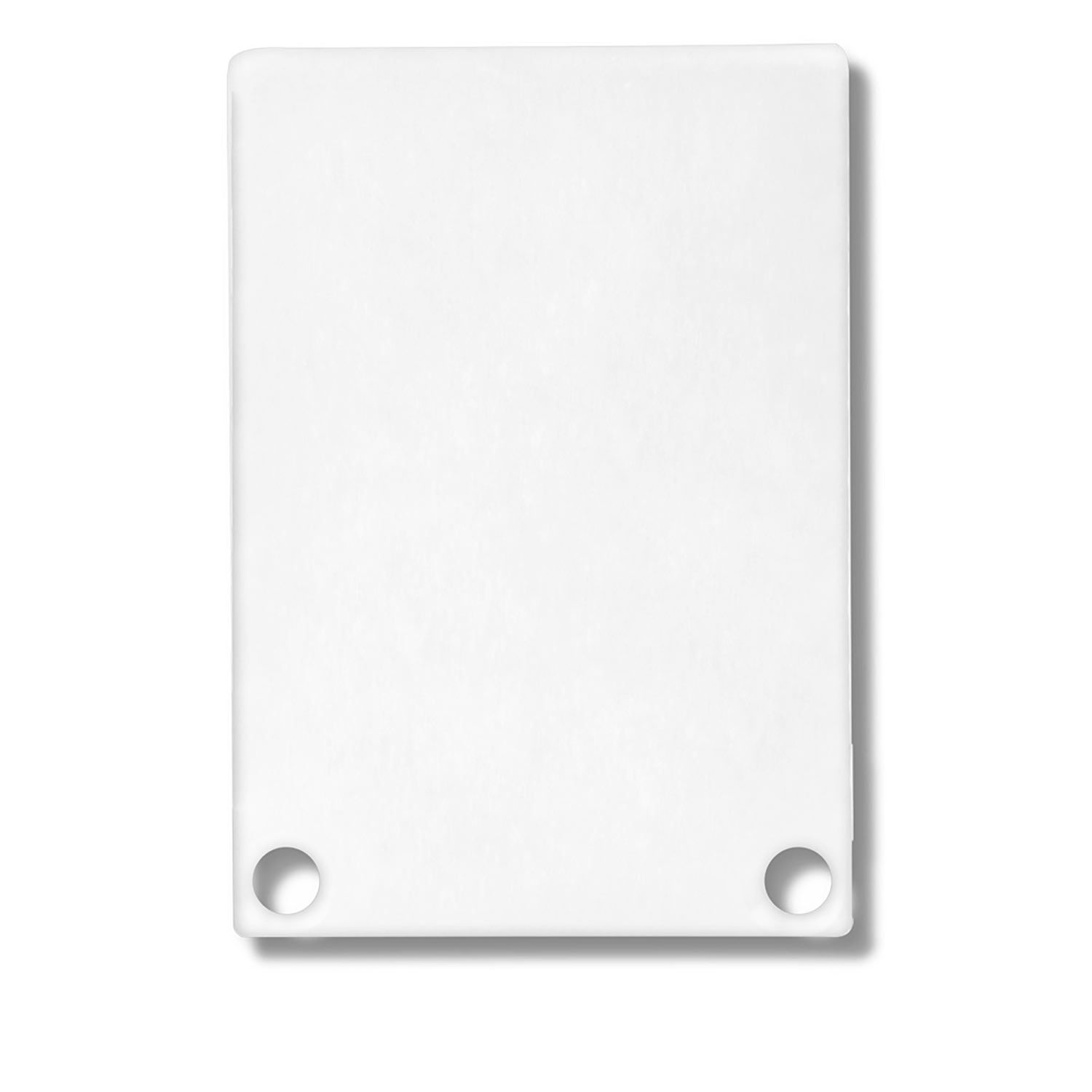ISOLED Endkappe EC48 Alu weiß RAL 9010 für SURF/DIVE20 mit COVER11/COVER35, 2 STK, inkl. Schrauben - 1
