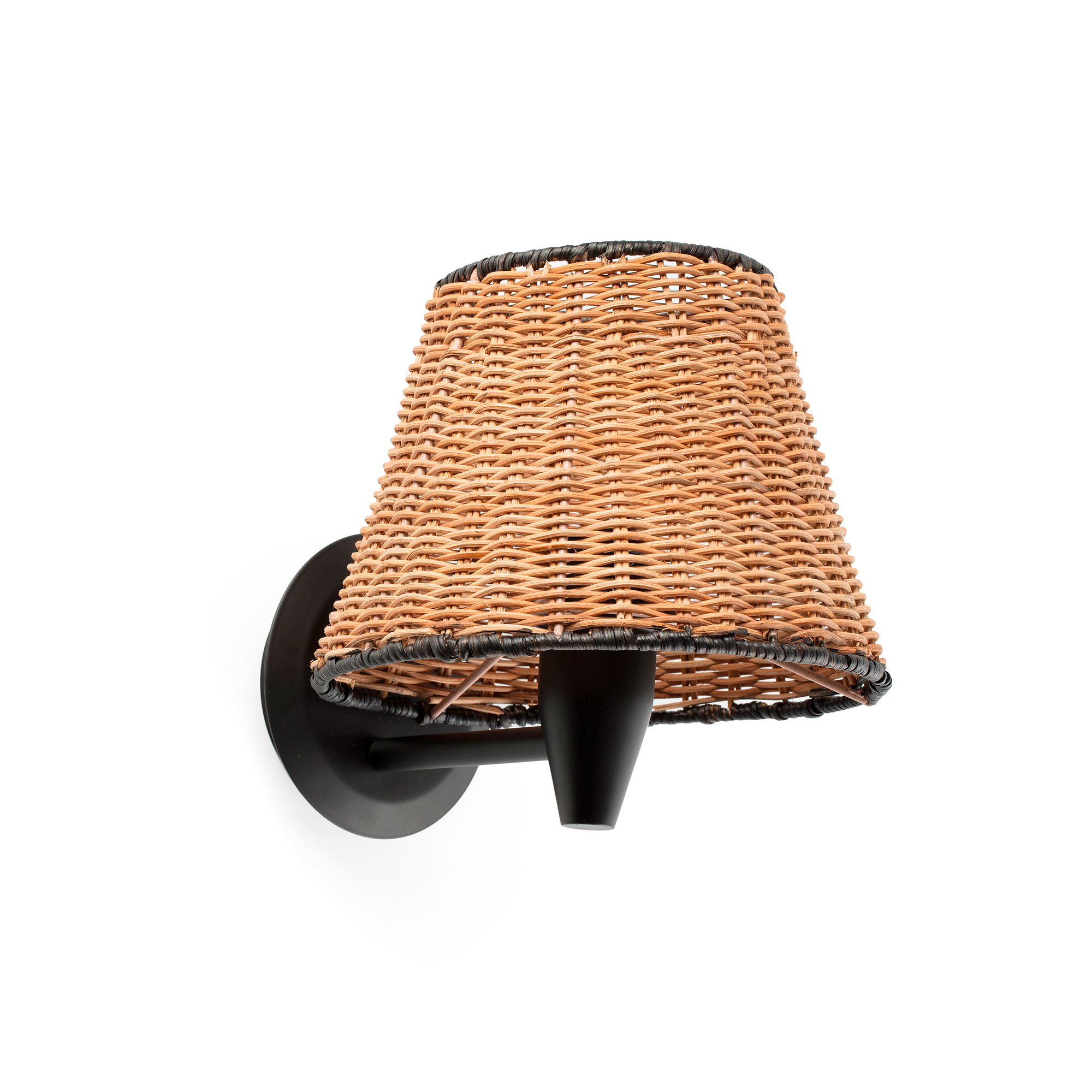 Faro SUMBA Wandleuchte schwarz/rattan Faro SUMBA Wandleuchte schwarz/rattan - 1