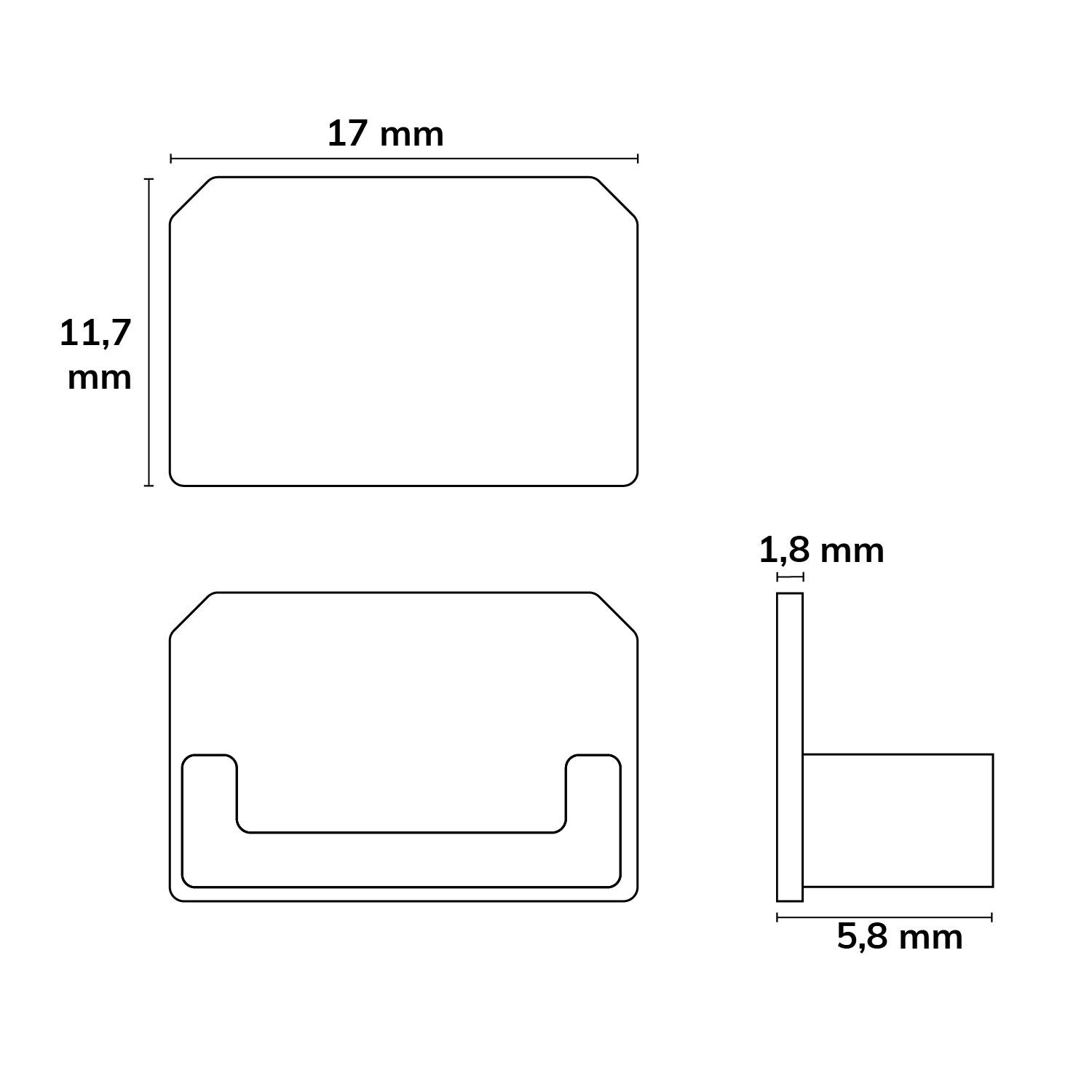 ISOLED Endkappe E202 für LED Fliesenprofil Abschluss, 1STK - 3