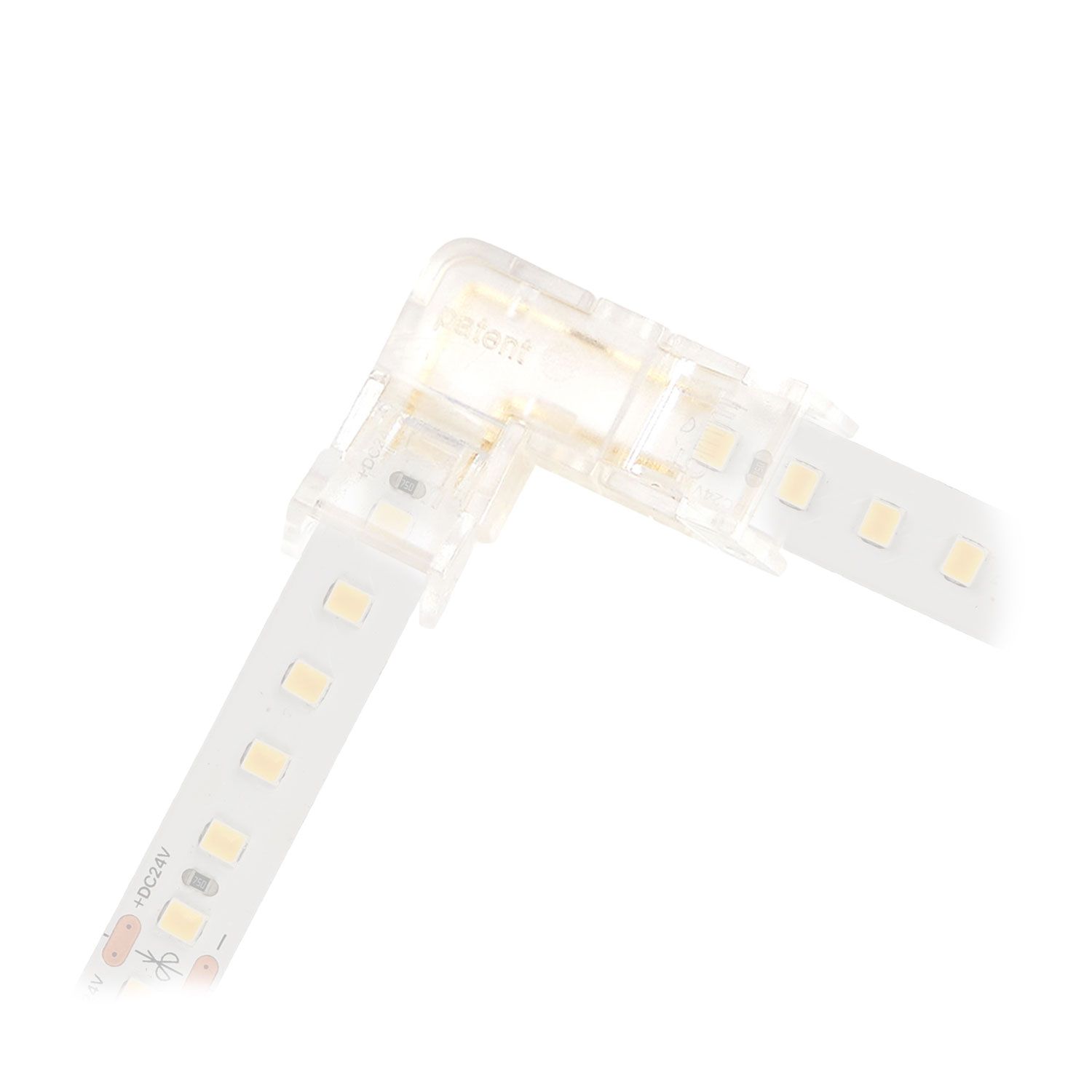 ISOLED Kontakt-Eckverbinder (max. 4A) K2-25 für 2-pol. IP20 Flexstripes mit Breite 5mm - 2