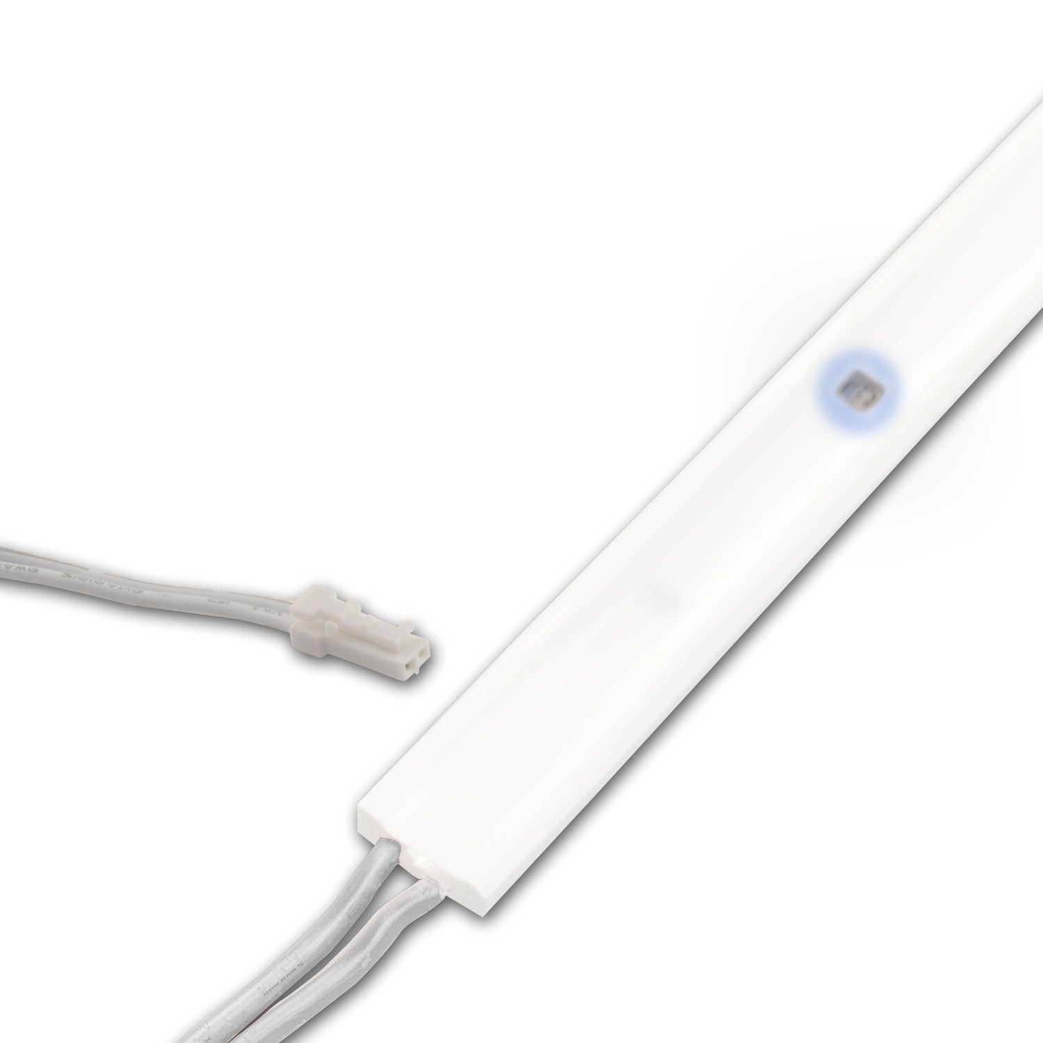 ISOLED LED UV-C MiniAMP Flexband 270nm, 12V DC, 3W, IP54, 58cm, weiß, eins. Kabel + maleAMP, 12 LED/m - 2