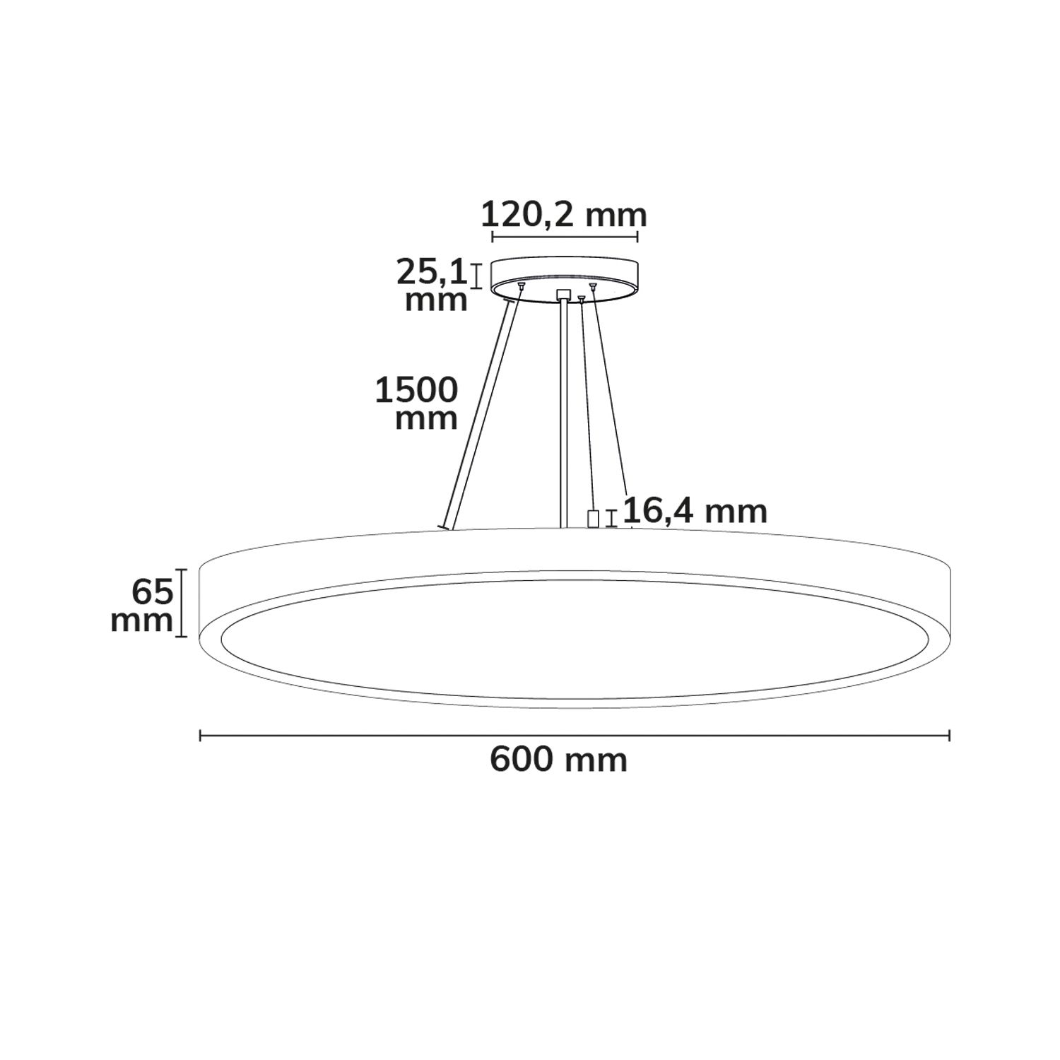 ISOLED LED Hängeleuchte UGR