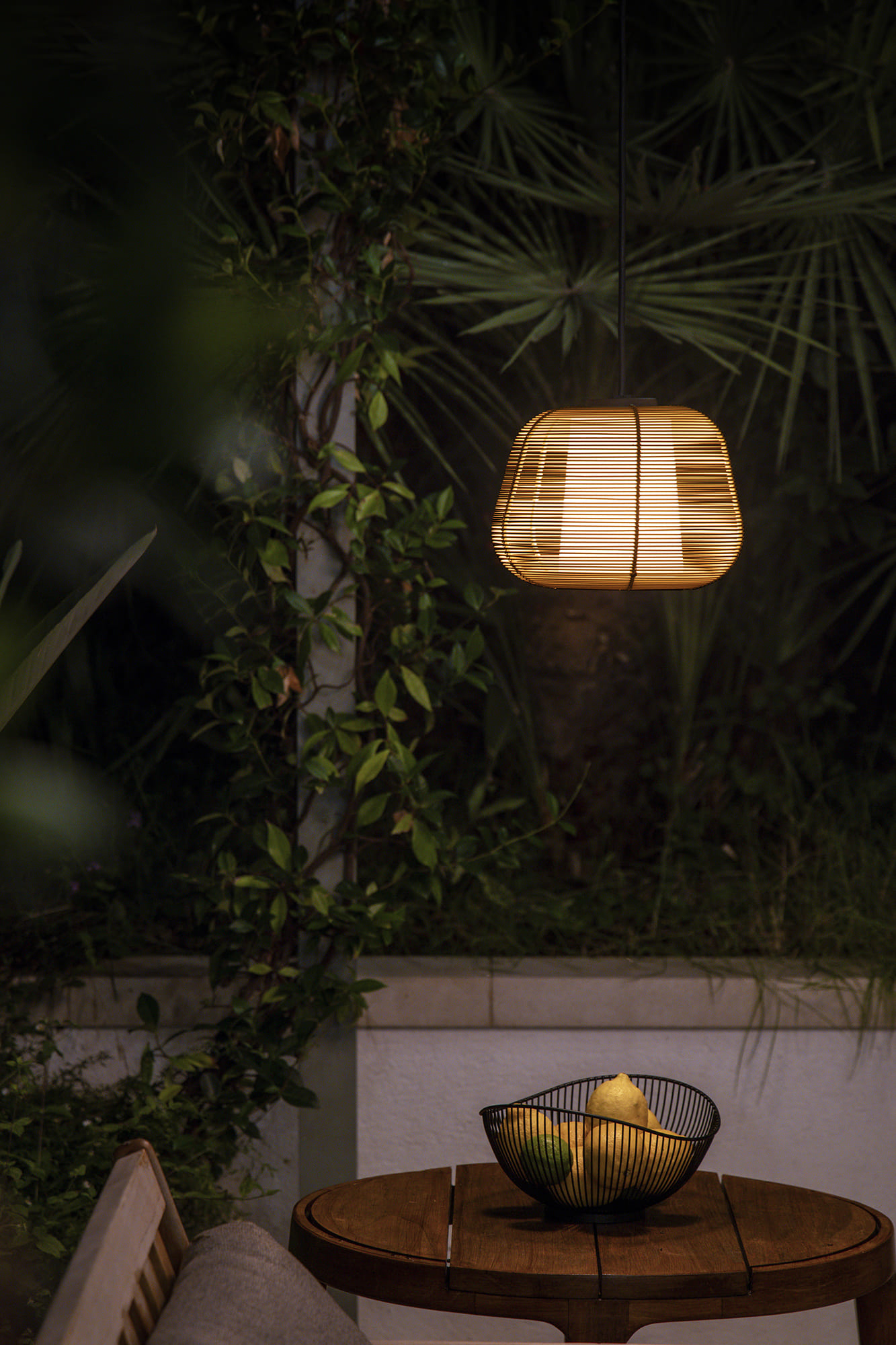 Faro NARITA hängeleuchte mit baldachin beige - 3