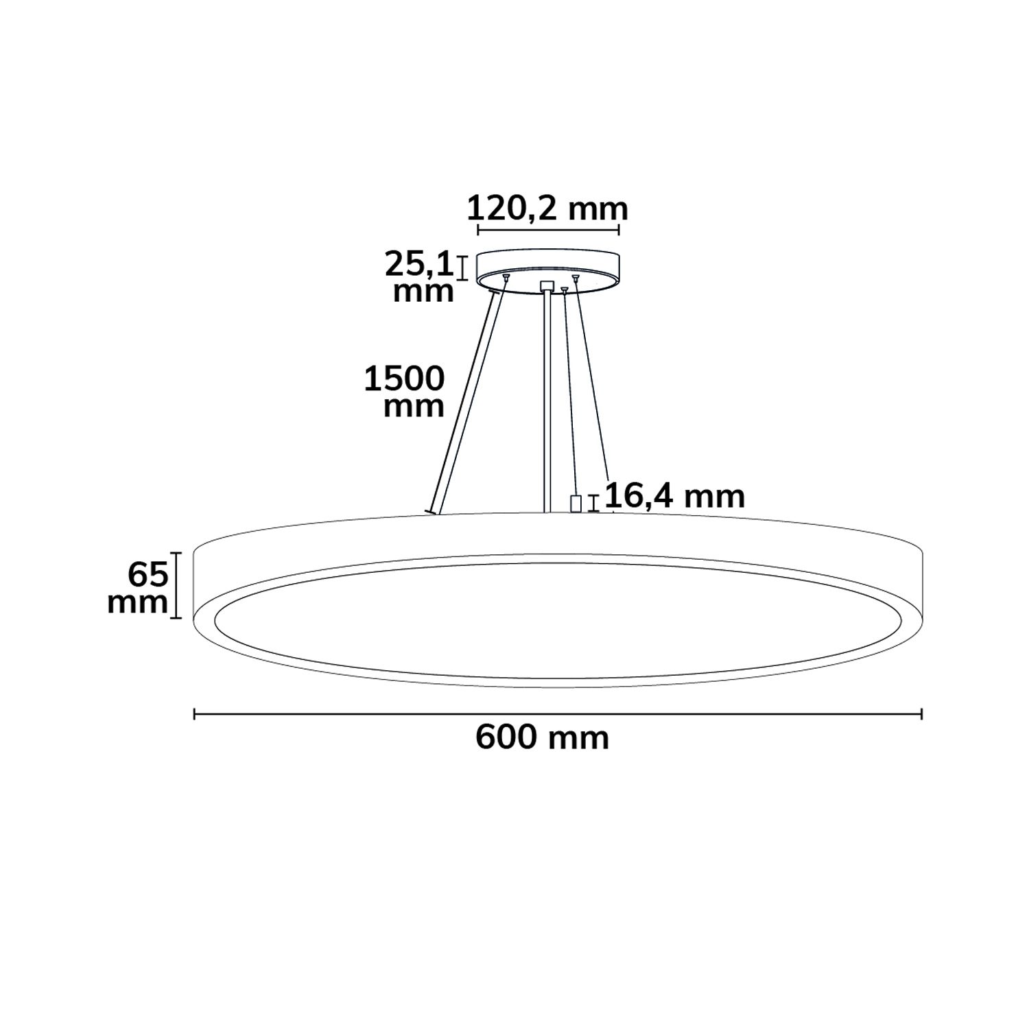 ISOLED LED Hängeleuchte UGR