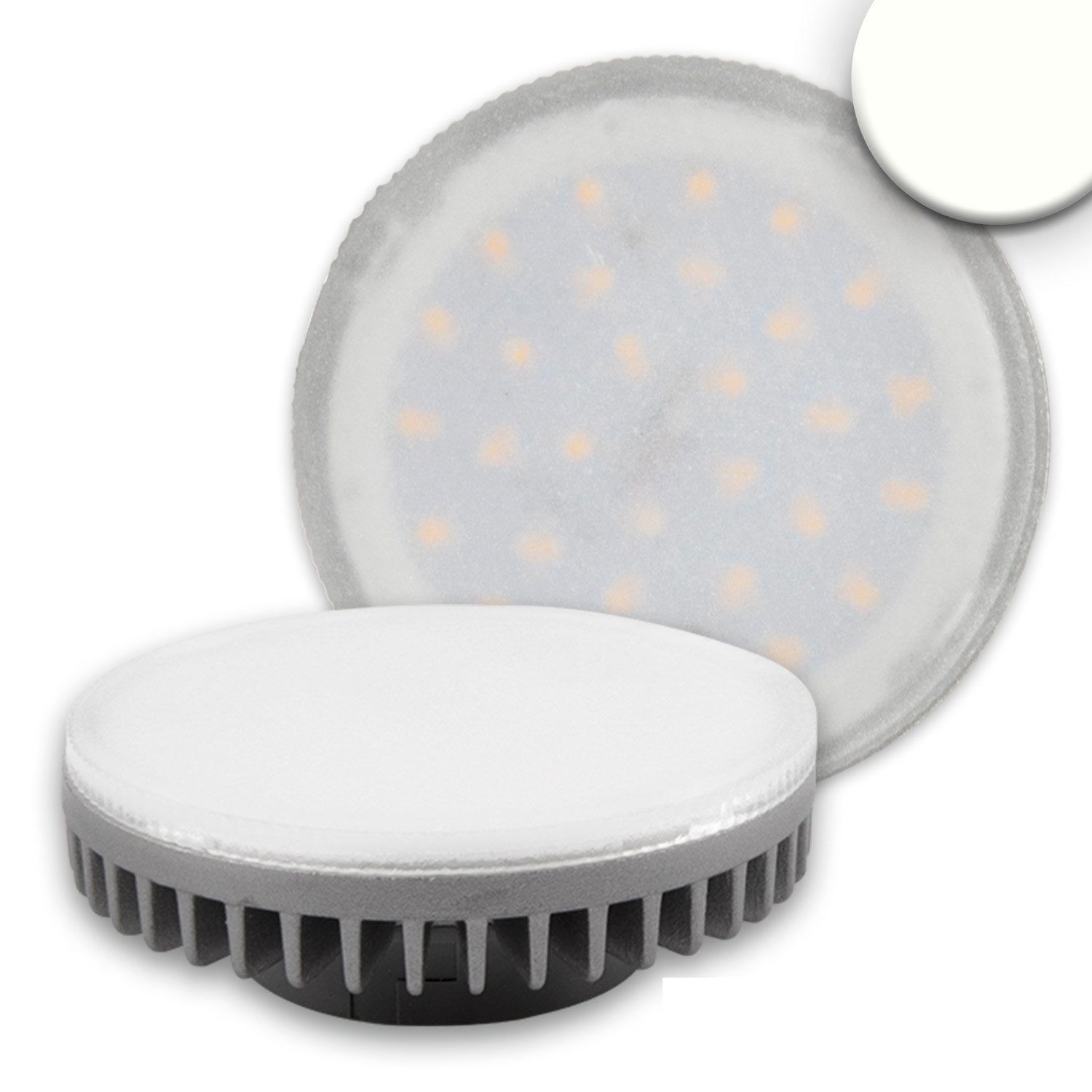 ISOLED GX53 LED Leuchtmittel 30 SMD, 6 Watt, neutralweiß - 1