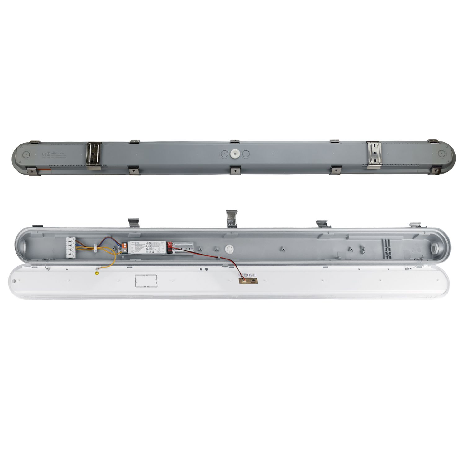 ISOLED LED Wannenleuchte 120cm, IP65, PowerSwitch 25-40W, ColorSwitch 3000|4000|5000K - 5