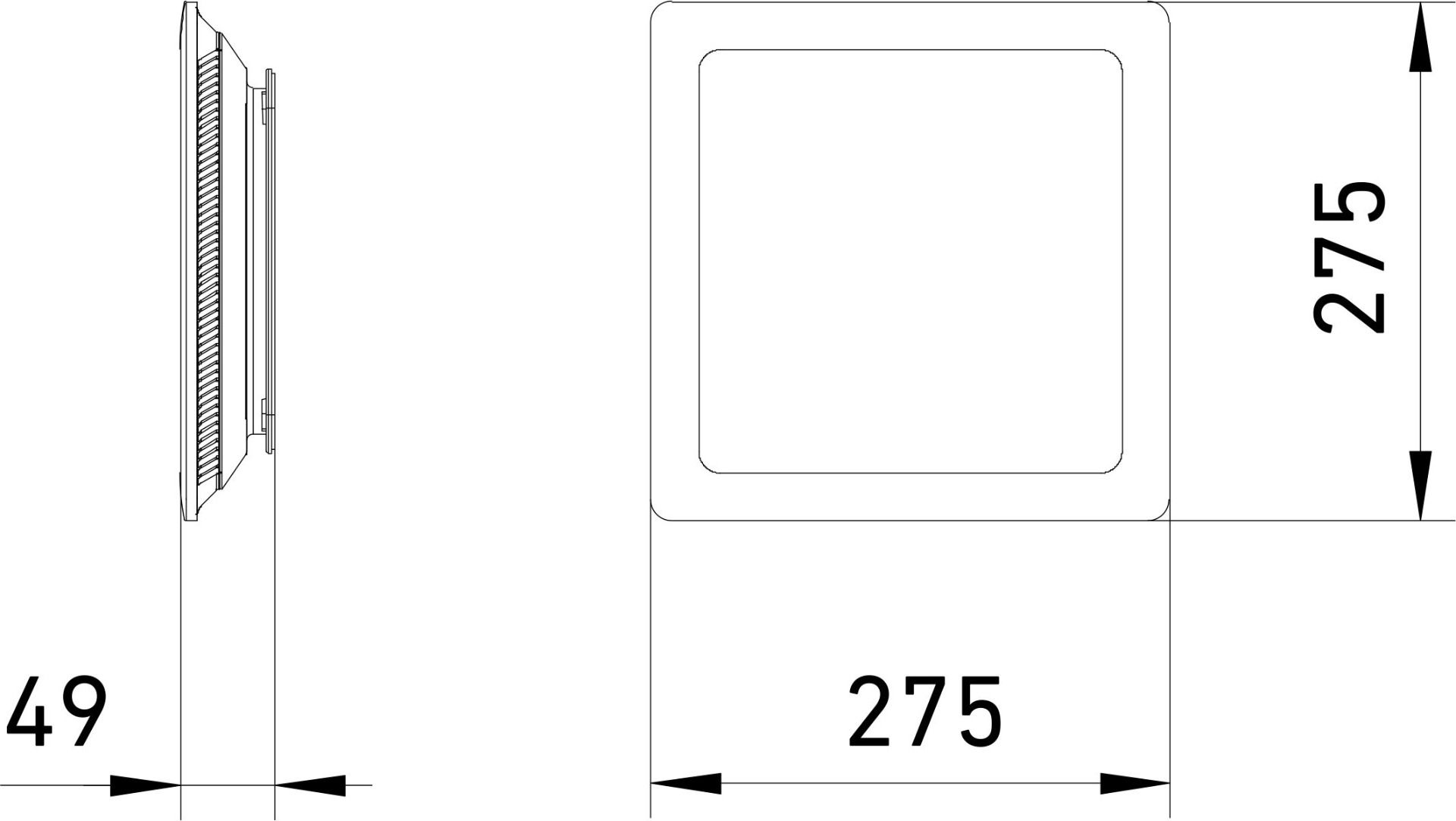 Leaf 1 Außenset anthrazit (DB 703) – Modul 2/3 - 3