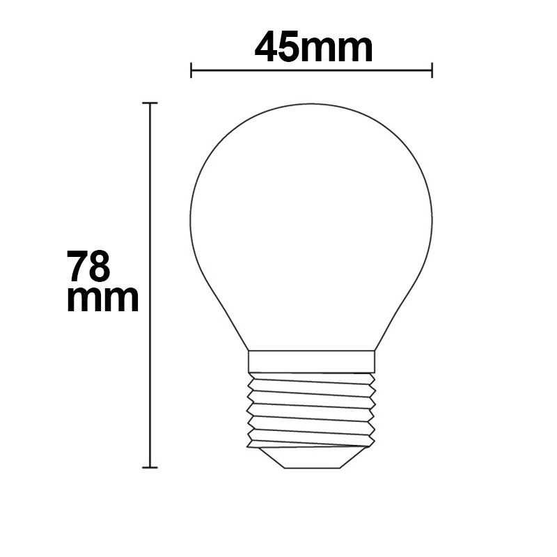 ISOLED E27 LED Illu, 4W, klar, warmweiß, dimmbar - 3