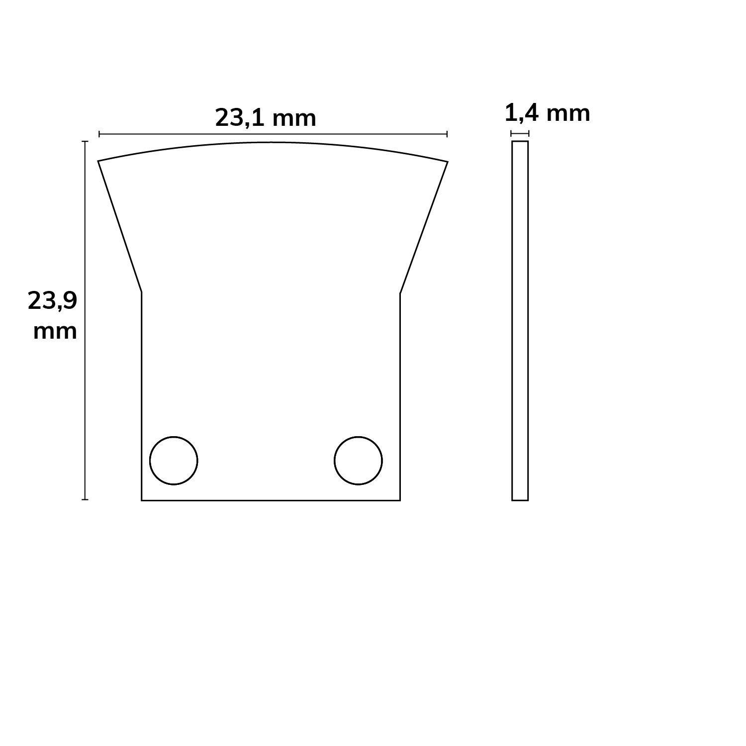 ISOLED Endkappe EC9 Aluminium für DIVE12 mit TUNNEL, 2 STK, inkl. Schrauben - 2