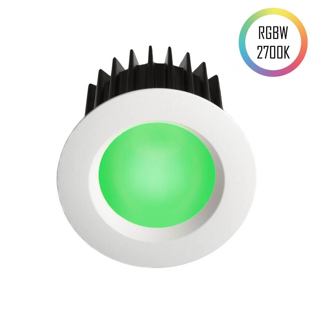 Emilum LED-Spot 24V, 10W, RGBW/2700K, CRI90 Weiß Emilum LED-Spot 24V, 10W, RGBW/2700K, CRI90 Weiß - Produktbild 1