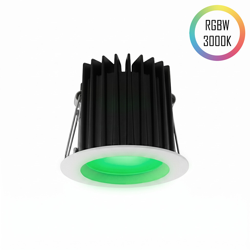 Emilum LED-Spot 24V, 10W, RGBW/2700K, CRI90 Weiß - 1