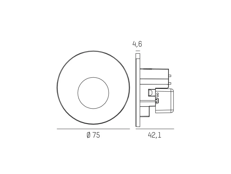 Molto Luce WALL 68R (schwarz) - Produktbild 2