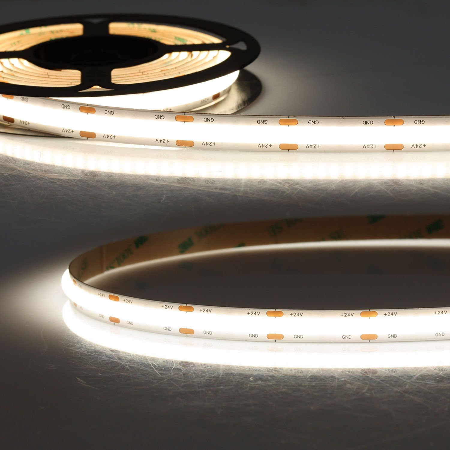 ISOLED LED COB930 Linear Flexband, 24V DC, 14,4W, IP20, 3000K, 5m Rolle, 288 LED/m - 1