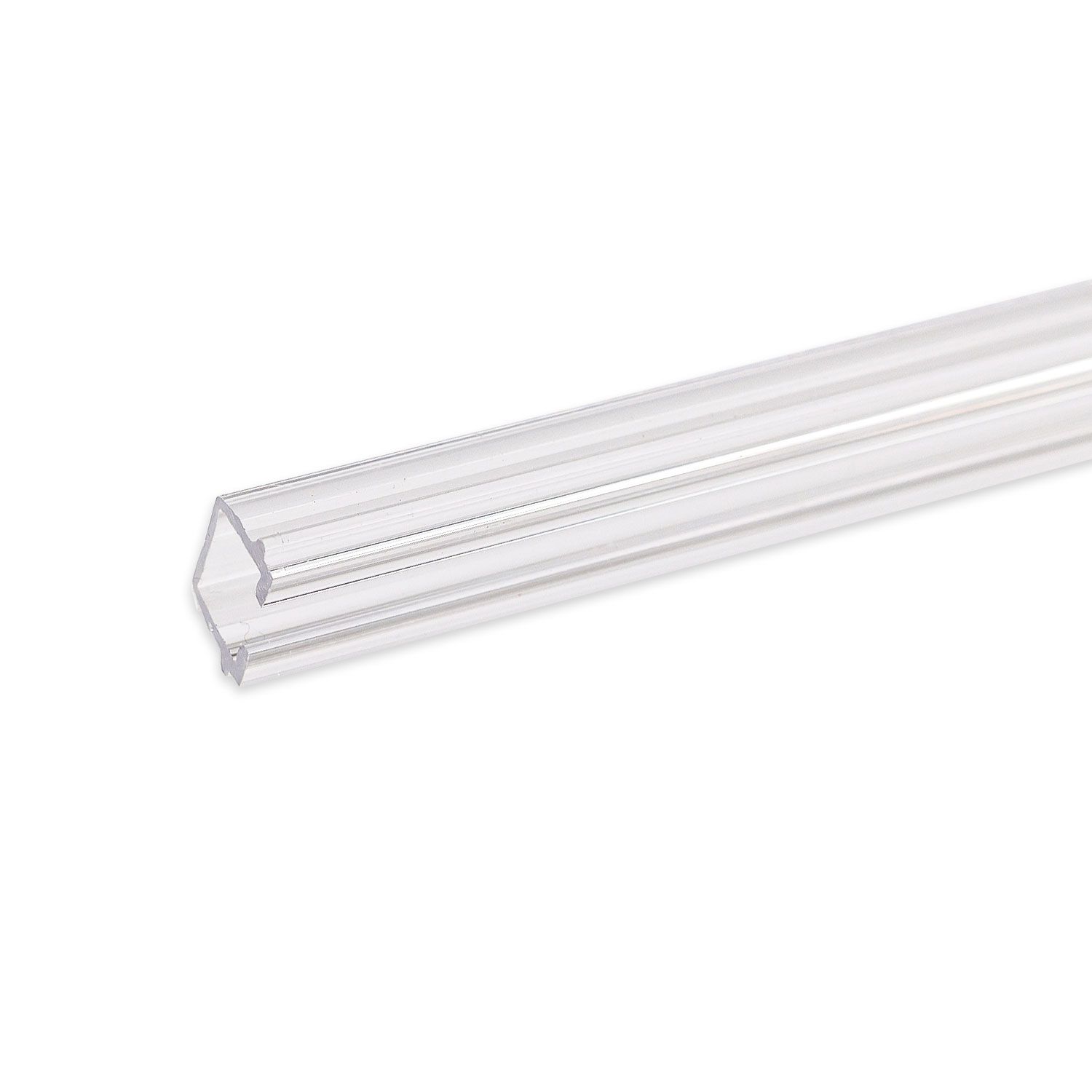 ISOLED Gardinen-Inlay klar, Innenformat B=9.7 H=6.5mm Schlitz 6mm, 100cm - 2