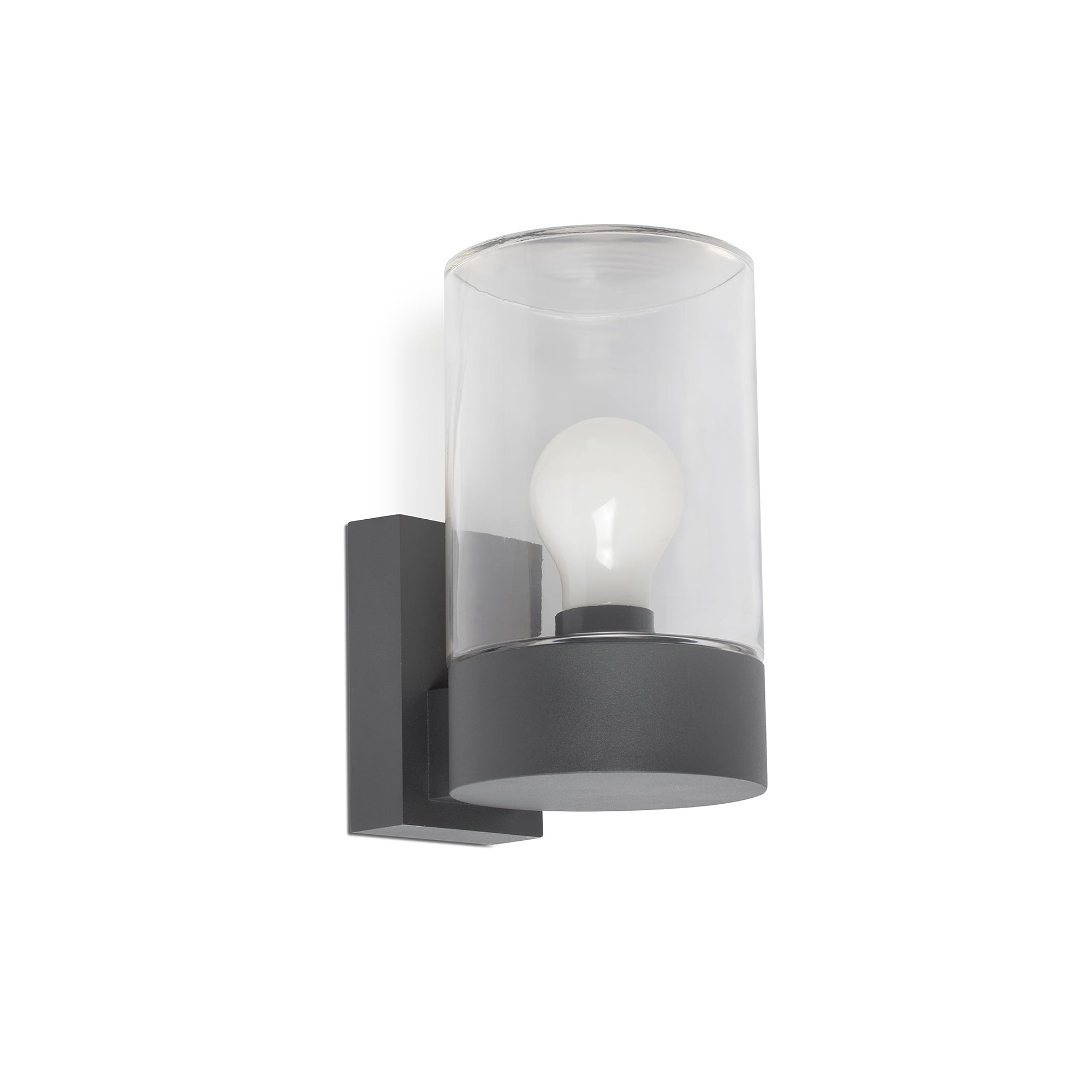 Faro KILA Wandleuchte dunkelgrau transparent - 1