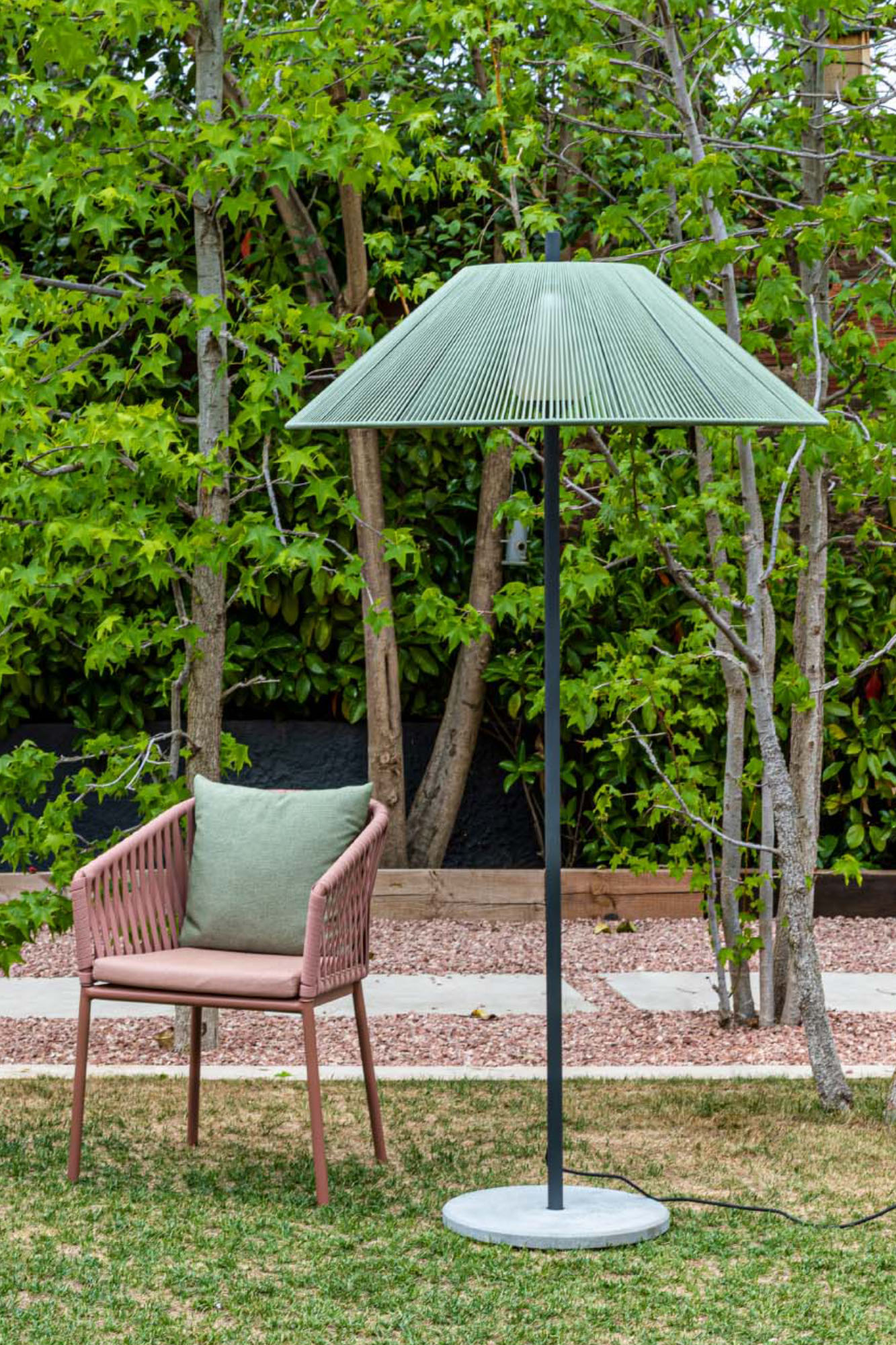 Faro SAIGON OUT olivgrüne Stehlampe 2M C100 - 2
