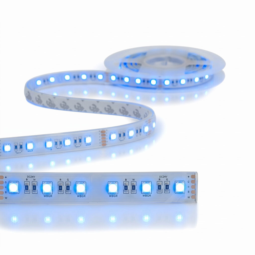 Emilum Flex Stripe 24V, 19.2W, RGBW/2700K, CRI90, 60LED, IP68, 14,5mm - 4
