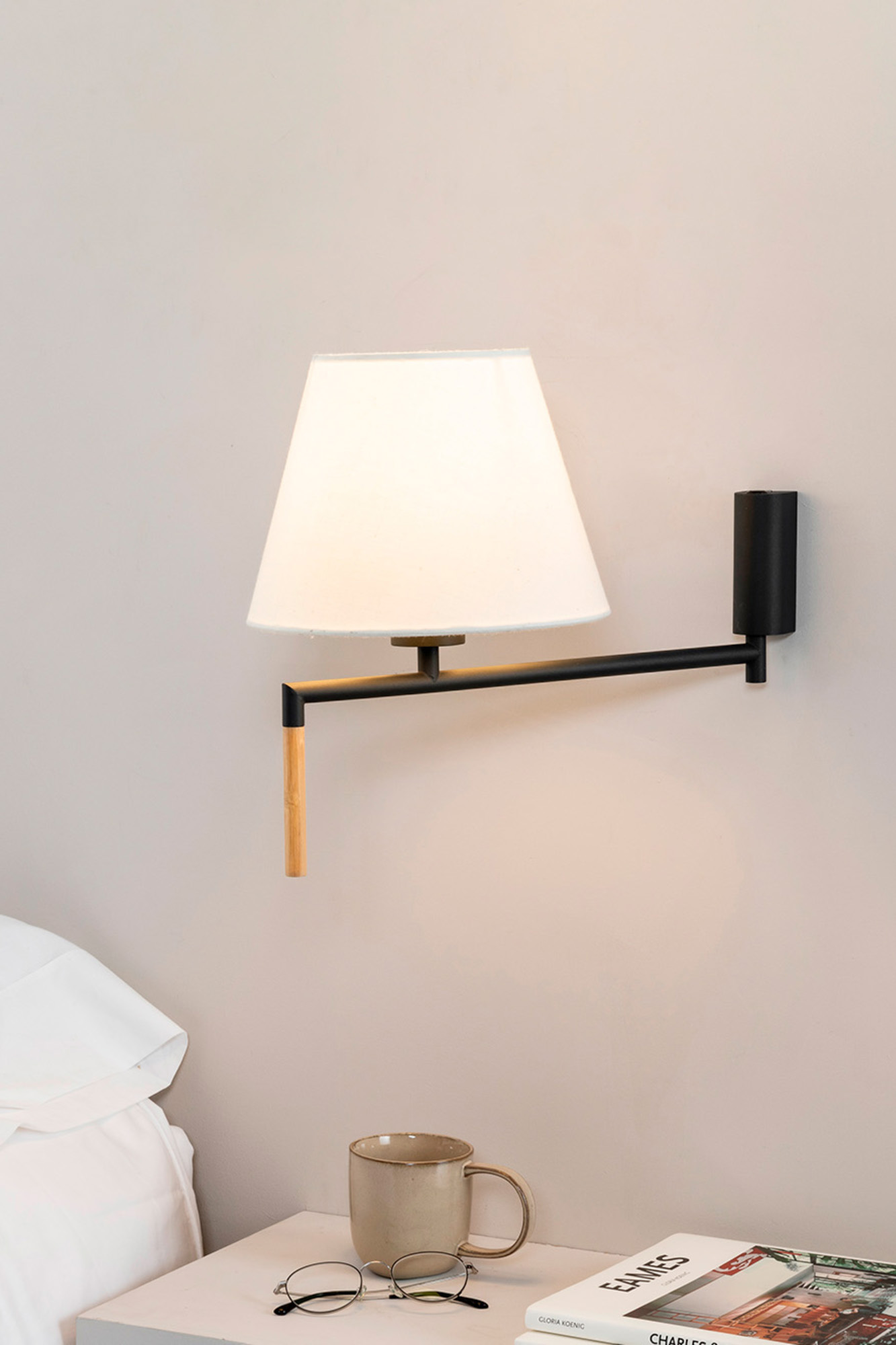 Faro RON Dunkelgrau/Beige Wandleuchte - 2