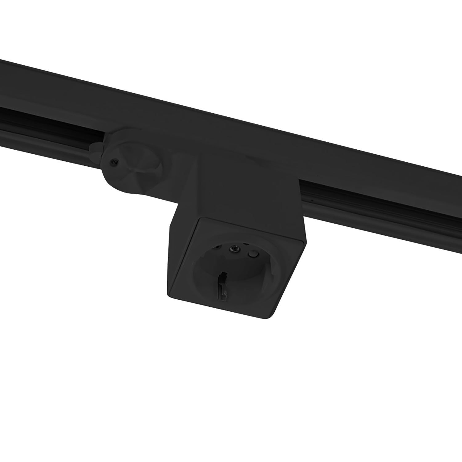 ISOLED 3-Phasen Adapter mit Schutzkontaktstecker, schwarz, inkl. 6A Sicherung - 1