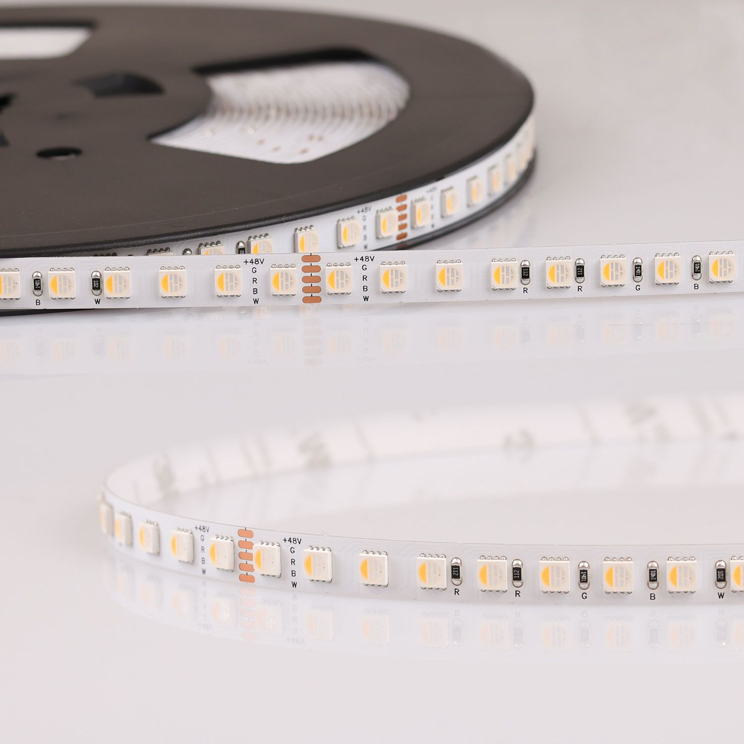 ISOLED LED RGB+WW Flexband, 48V DC, 19W, IP20, 20m Rolle, 96 LED/m - 8
