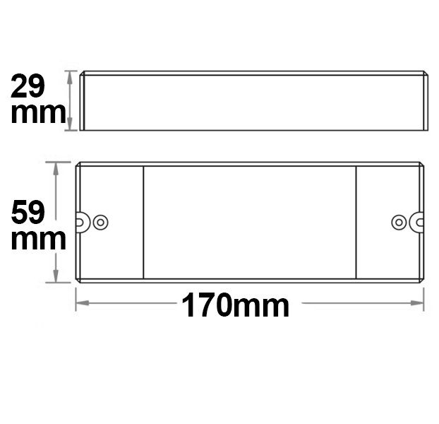 ISOLED Sys-One Funk Dimmer für dimmbare 230V LED Leuchtmittel/Trafos, 2x288VA - 2