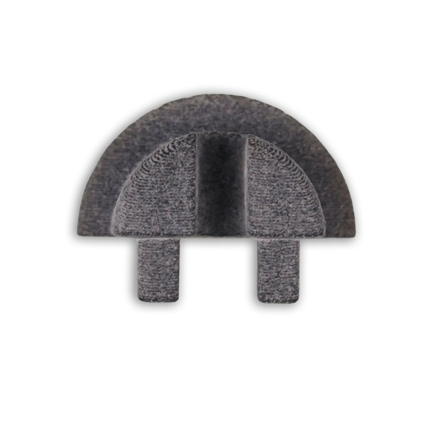 ISOLED Endkappe EC232 für Profil MAXI-EB V2, grau, rund, mit Kabeldurchführung, 1 STK - 2