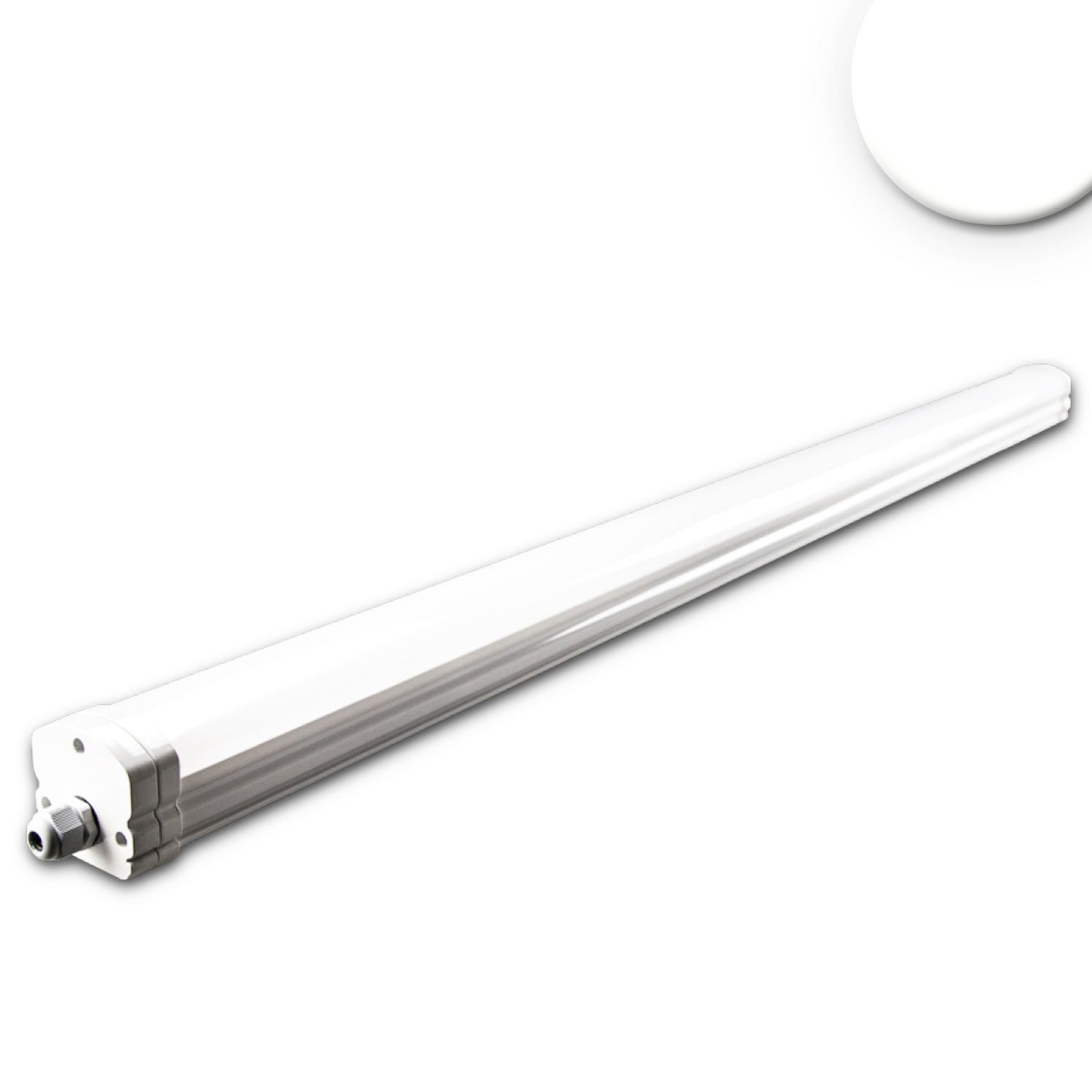ISOLED LED Linearleuchte mit HF-Bewegungssensor 160cm, 45W, IP65, neutralweiß - 1